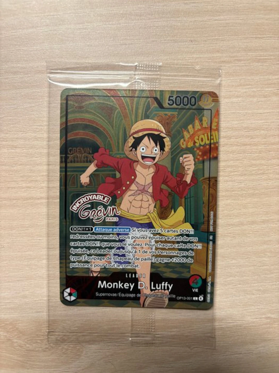 Bandai - 1 Sealed card - One Piece - Monkey D. Luffy Promo card