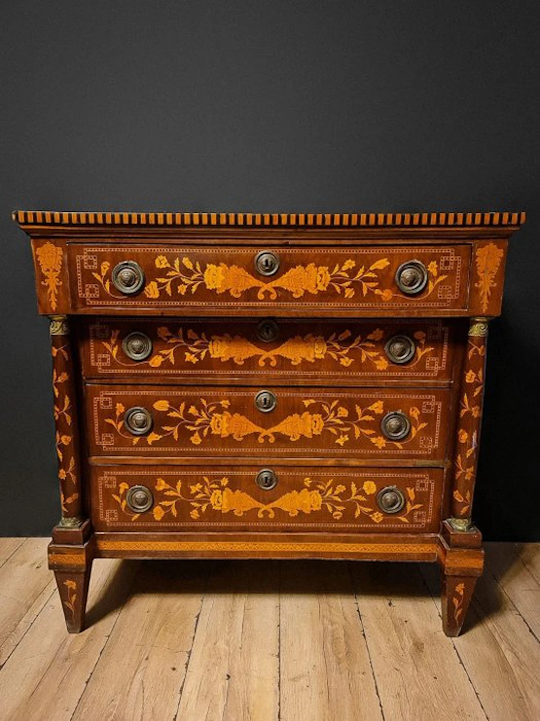 Chest of drawers - Wood - Dutch Empire dresser