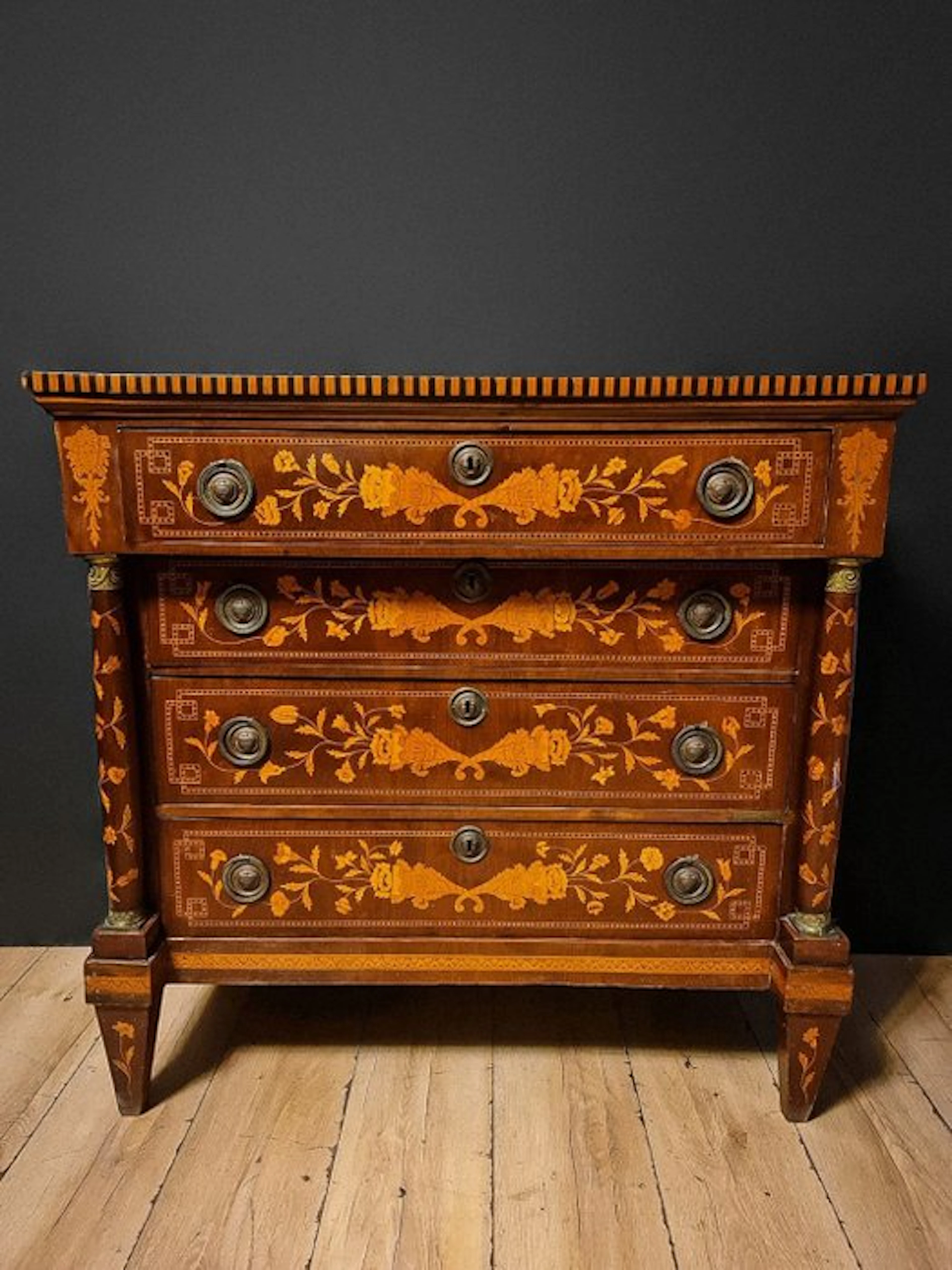 Chest of drawers - Wood - Dutch Empire dresser