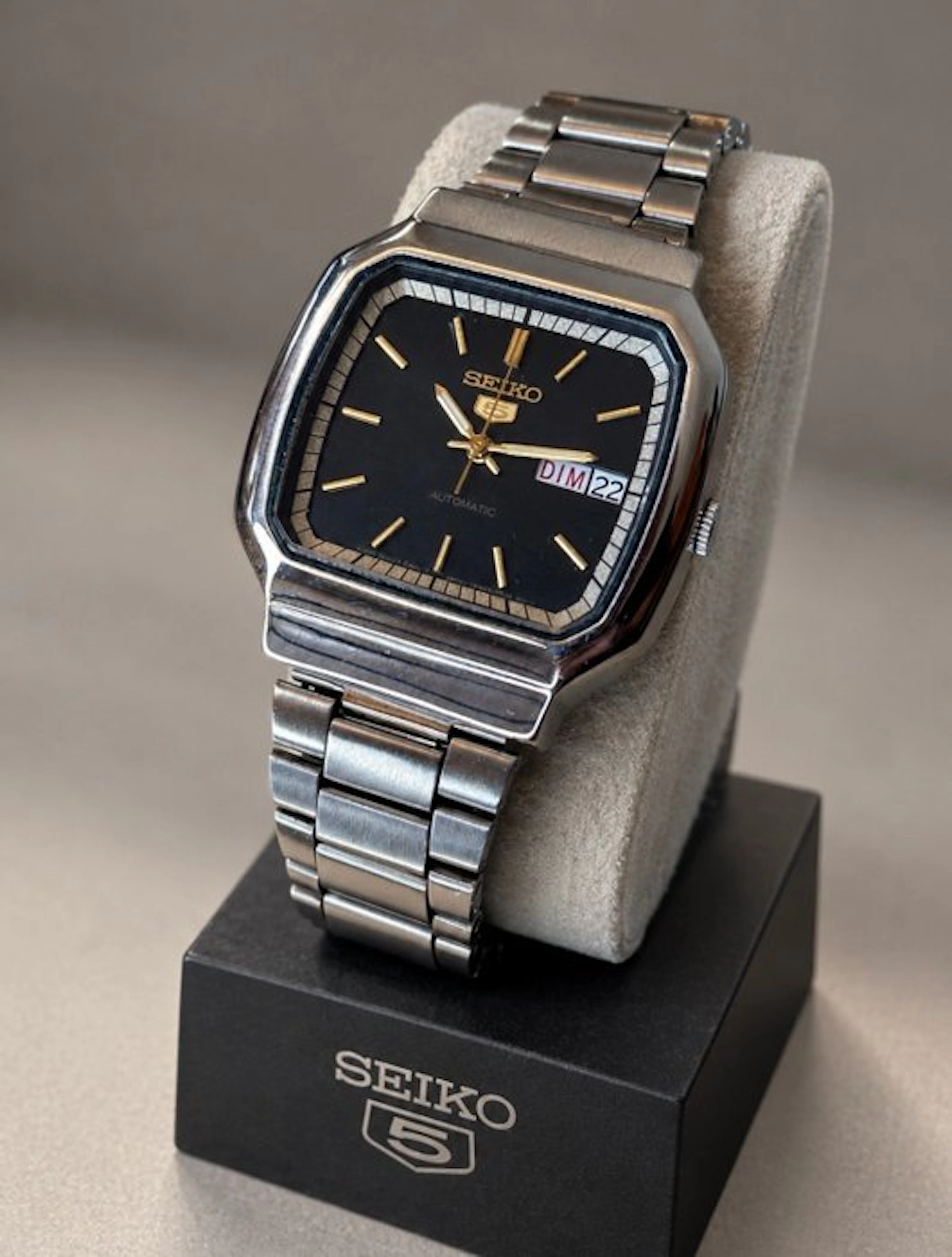 Seiko - Seiko 5 Automatic Vintage – Rare Tank Style –...
