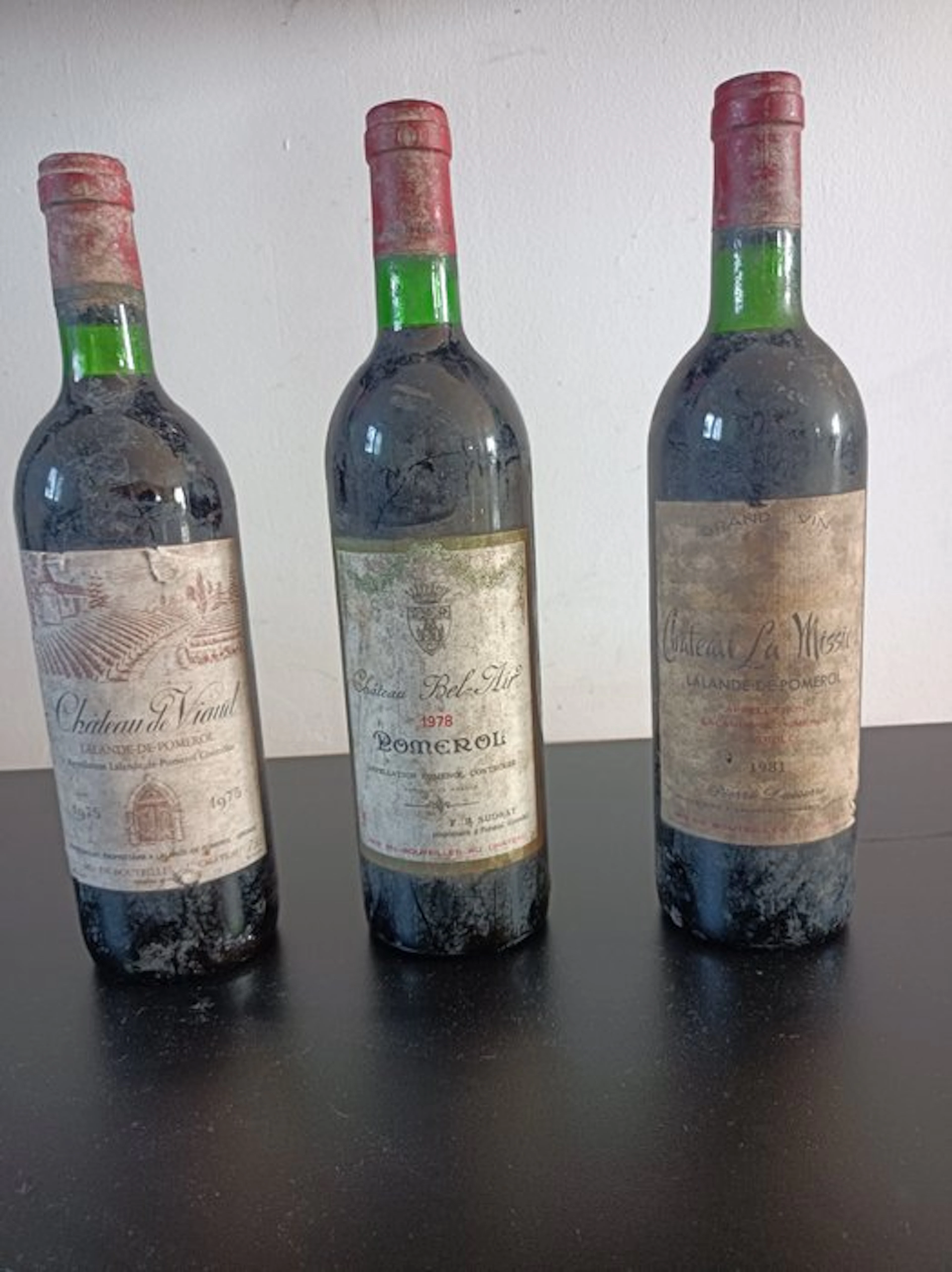 1975 Château de Viaud; 1978 Château Bel-Air & 1981...