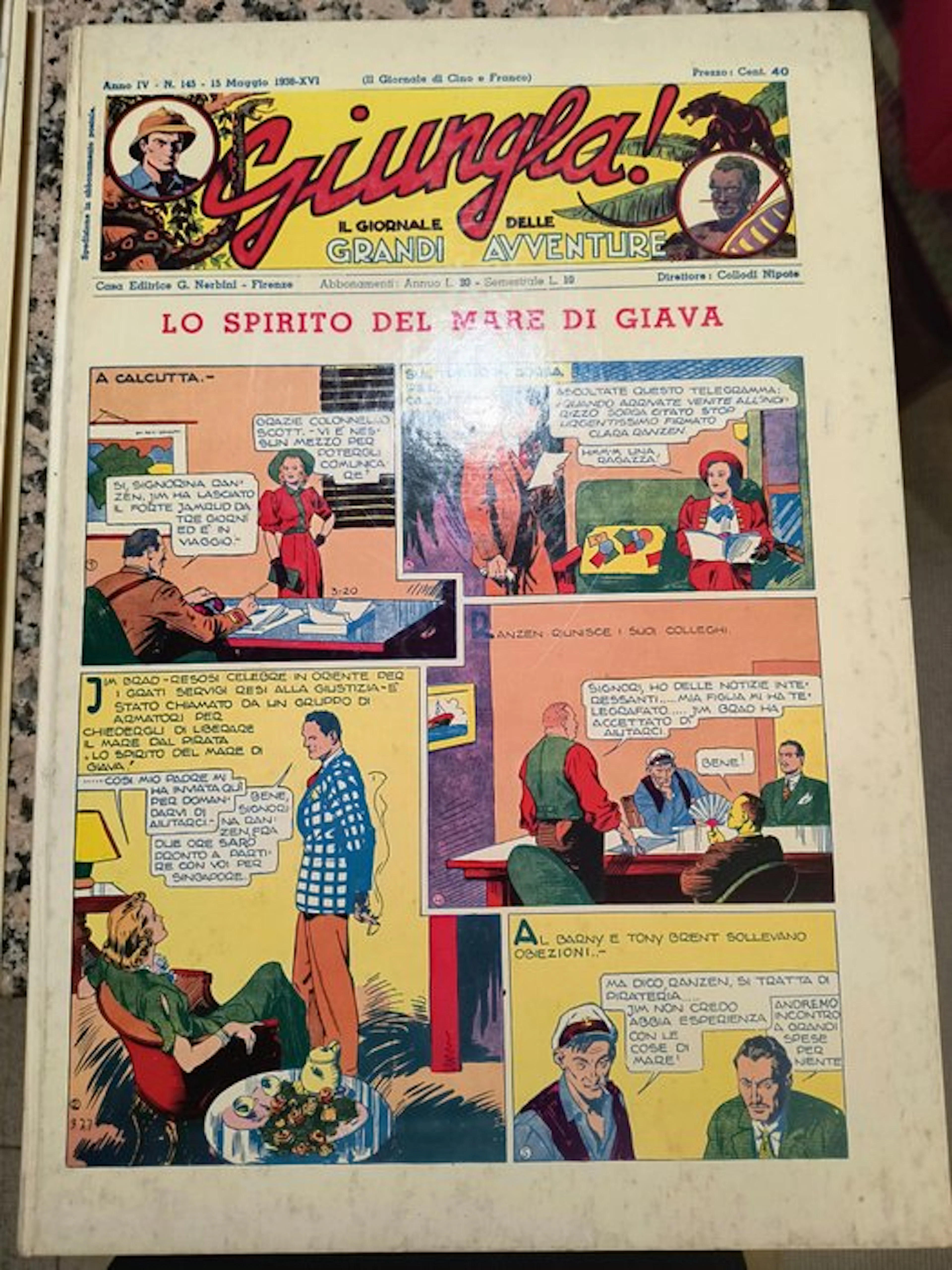 Giungla! nn. 1/7 - serie completa - ristampa Nerbini - 7 Comic - Reprint