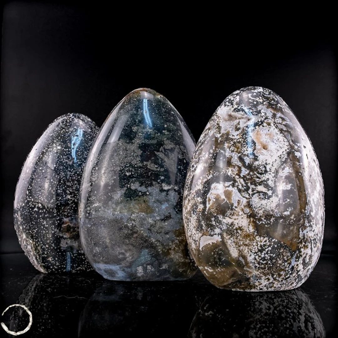 Ocean Jasper Freeform Set – Colorful natural art full of...