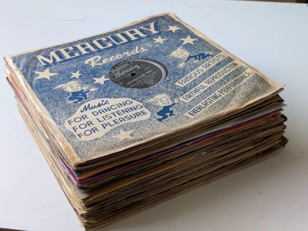 Collection of 35 78 RPM Records 1950s – Nat ‘King’ Cole