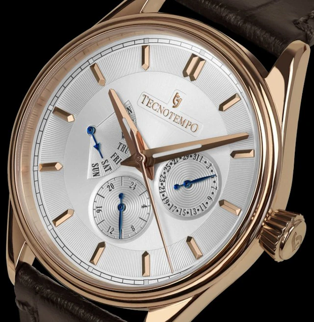 Tecnotempo - "Multihands" - Big Calendar - 39mm - Limited...