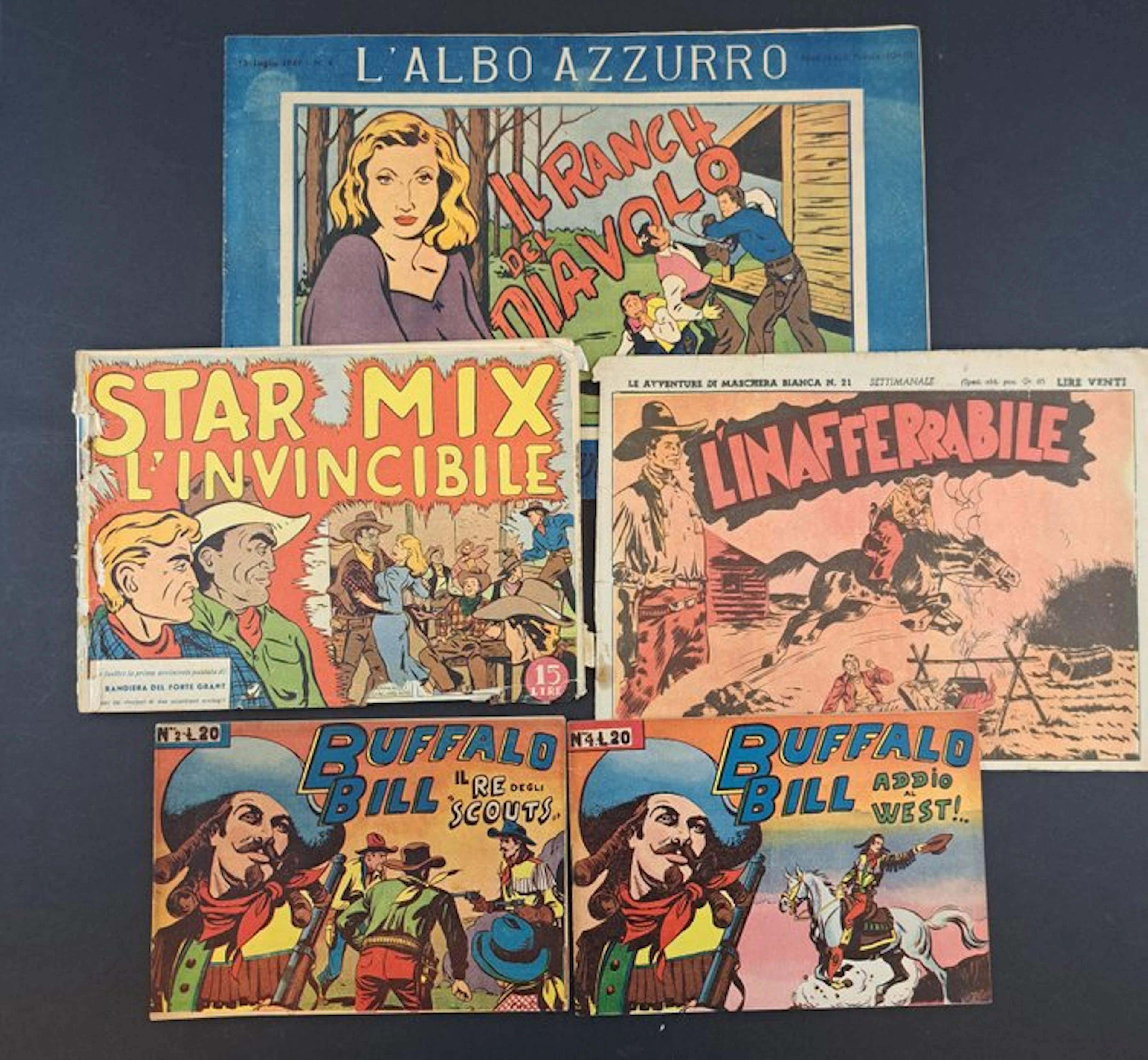 Star Mix: L'Invincibile e Altri - 5 Comic - 1948/1949