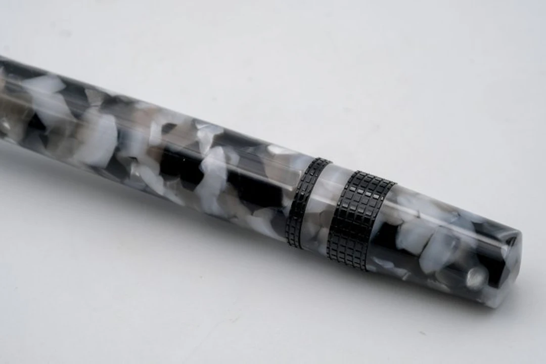 Tibaldi - Perfecta - BI-CO Black & Gray - Roller ball pen
