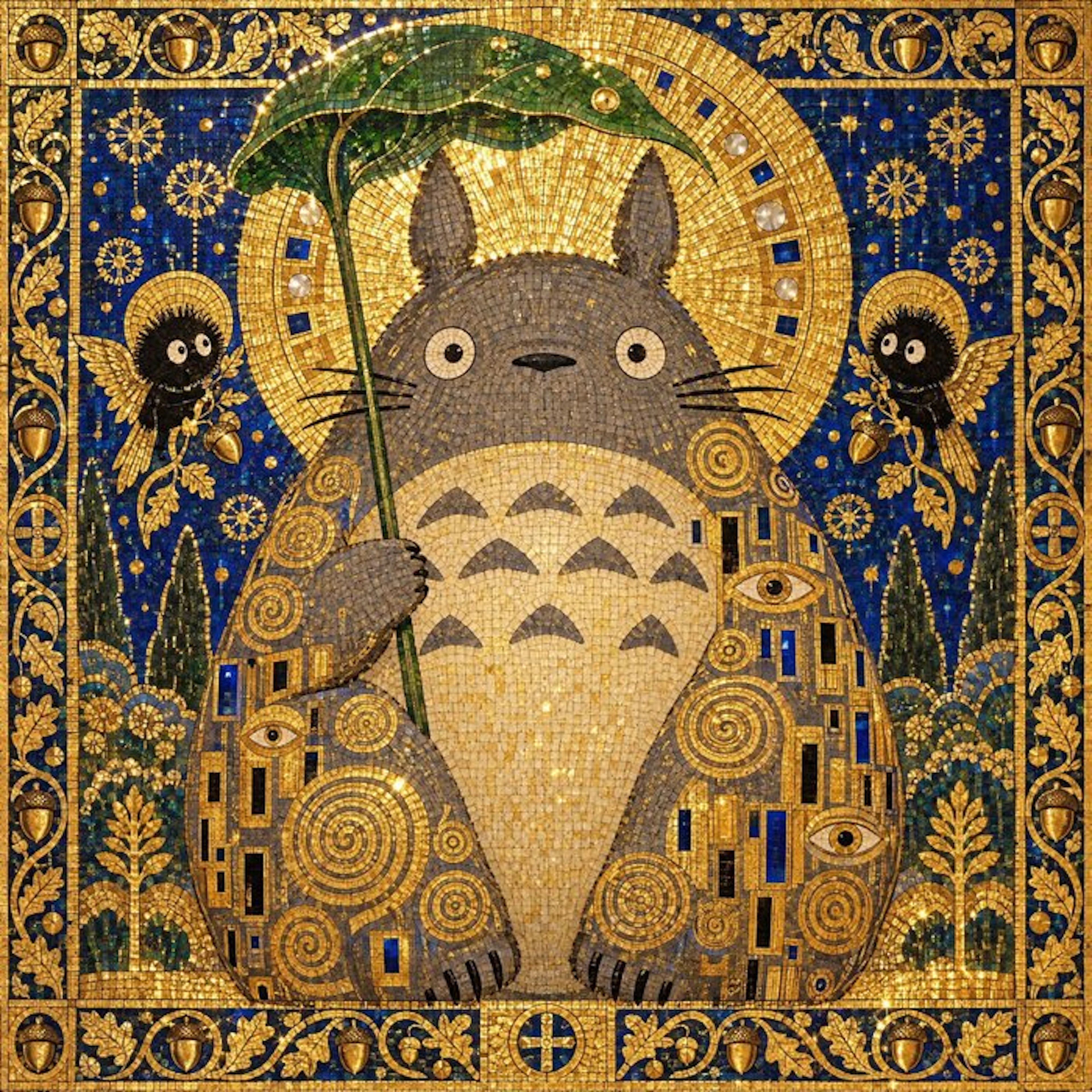 MEDSAN - Golden Totoro and the Soot Sprites (黄金のトトロとまっくろくろすけ) - UNIQUE WORK