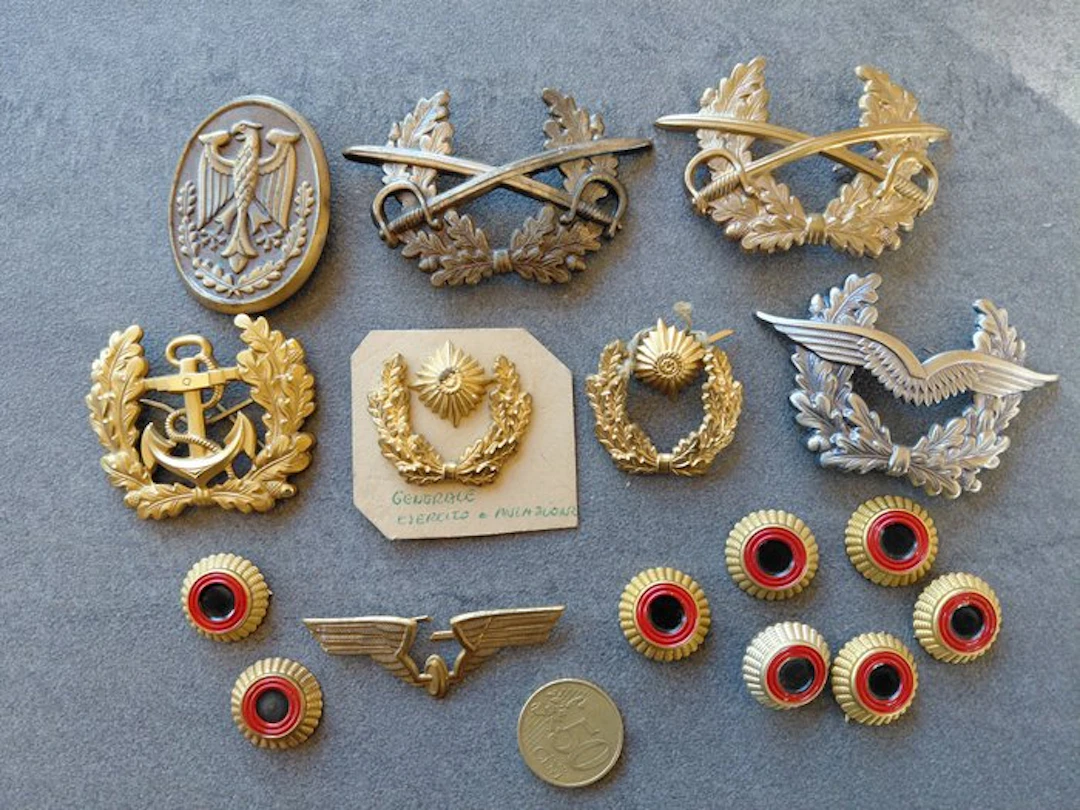 Germany - Military uniform - German military cap badges