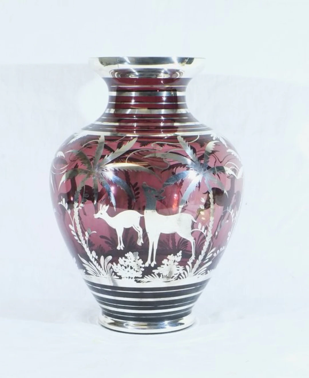 Vase - Murano glass - Murano, 1930s, silver.