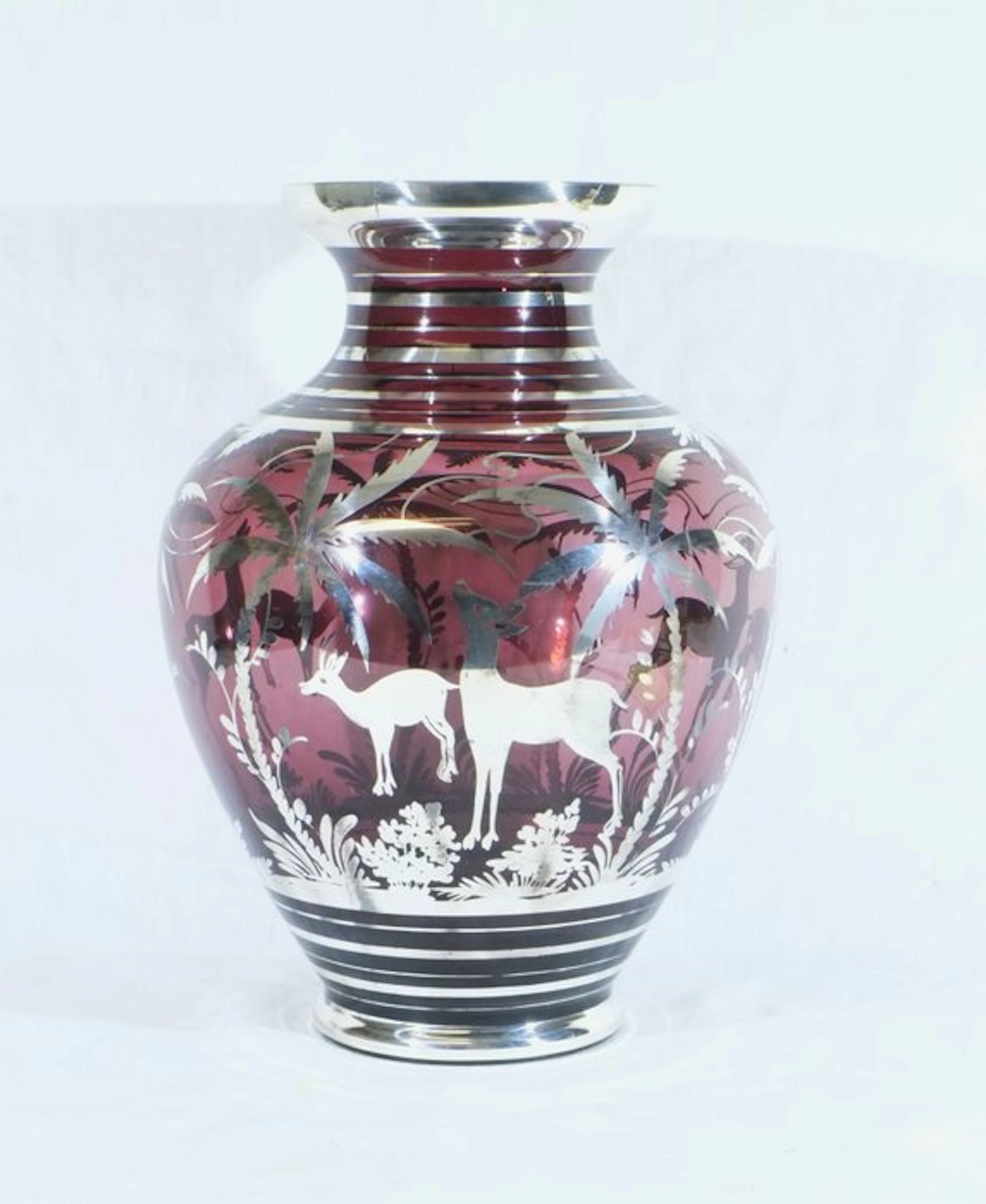 Vase - Murano glass - Murano, 1930s, silver.
