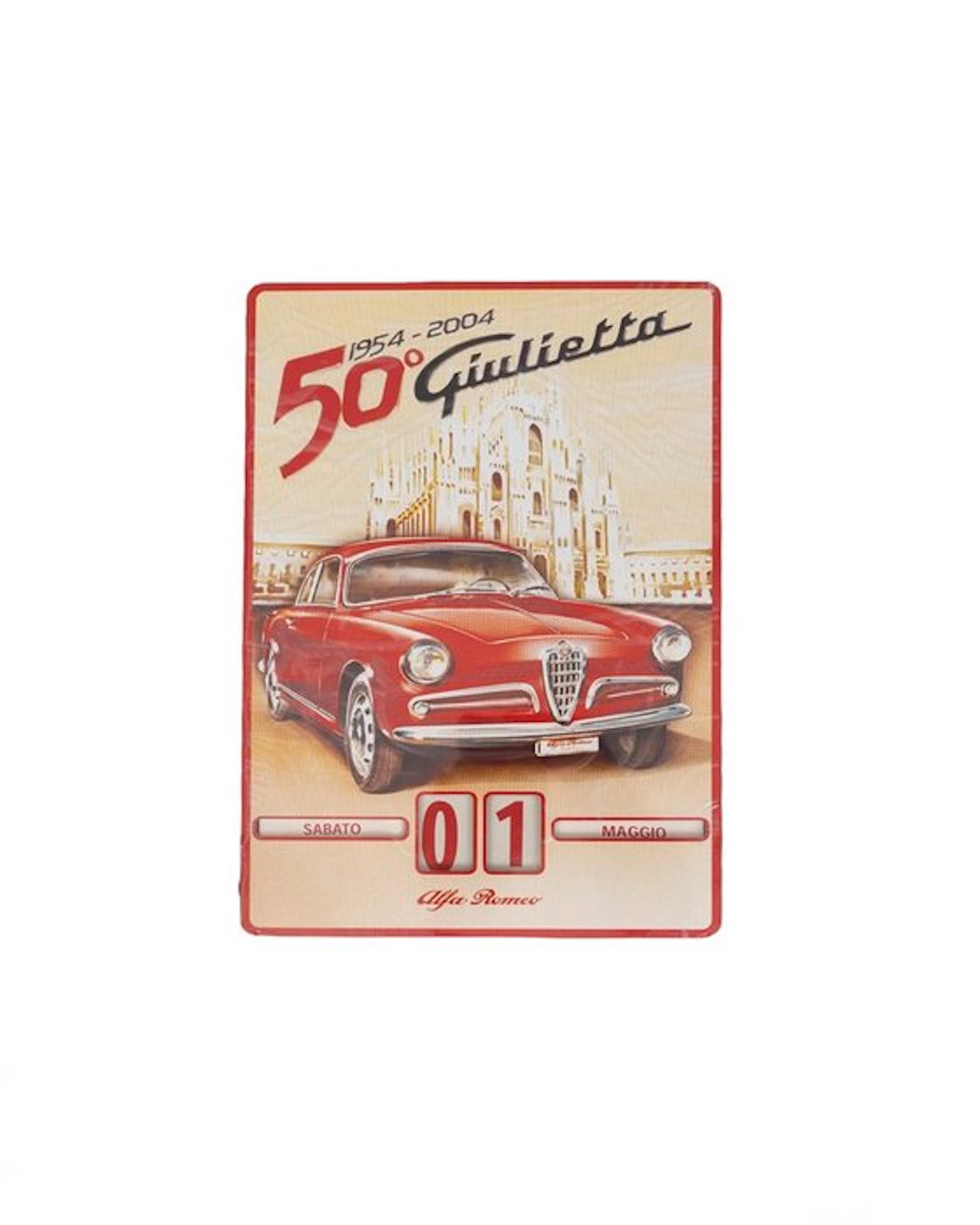 Perpetual calendar - 50° Giulietta - Italy