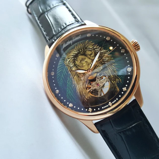 Mathey-Tissot - LION - 11 Diamonds - Catena Calibre Rare...