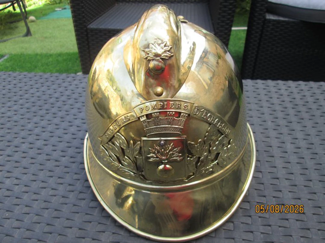 France - Military helmet - M1908 Firefighter's Helmet from Echarcon 91