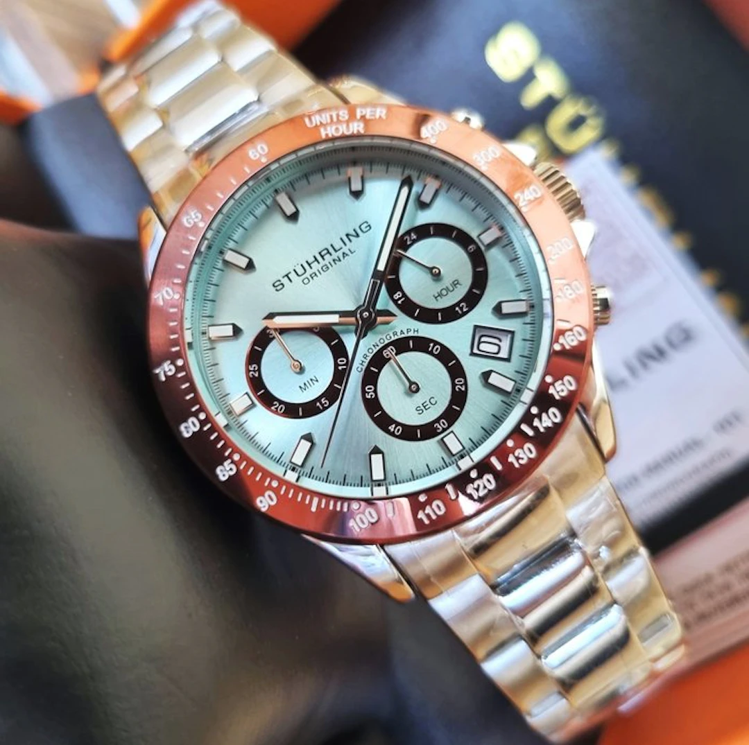 Stührling Original - Ice Blue - Tiffany - Seiko...
