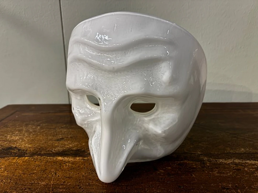 Venini - Venini Studio - Vase - Carnival mask - Glass