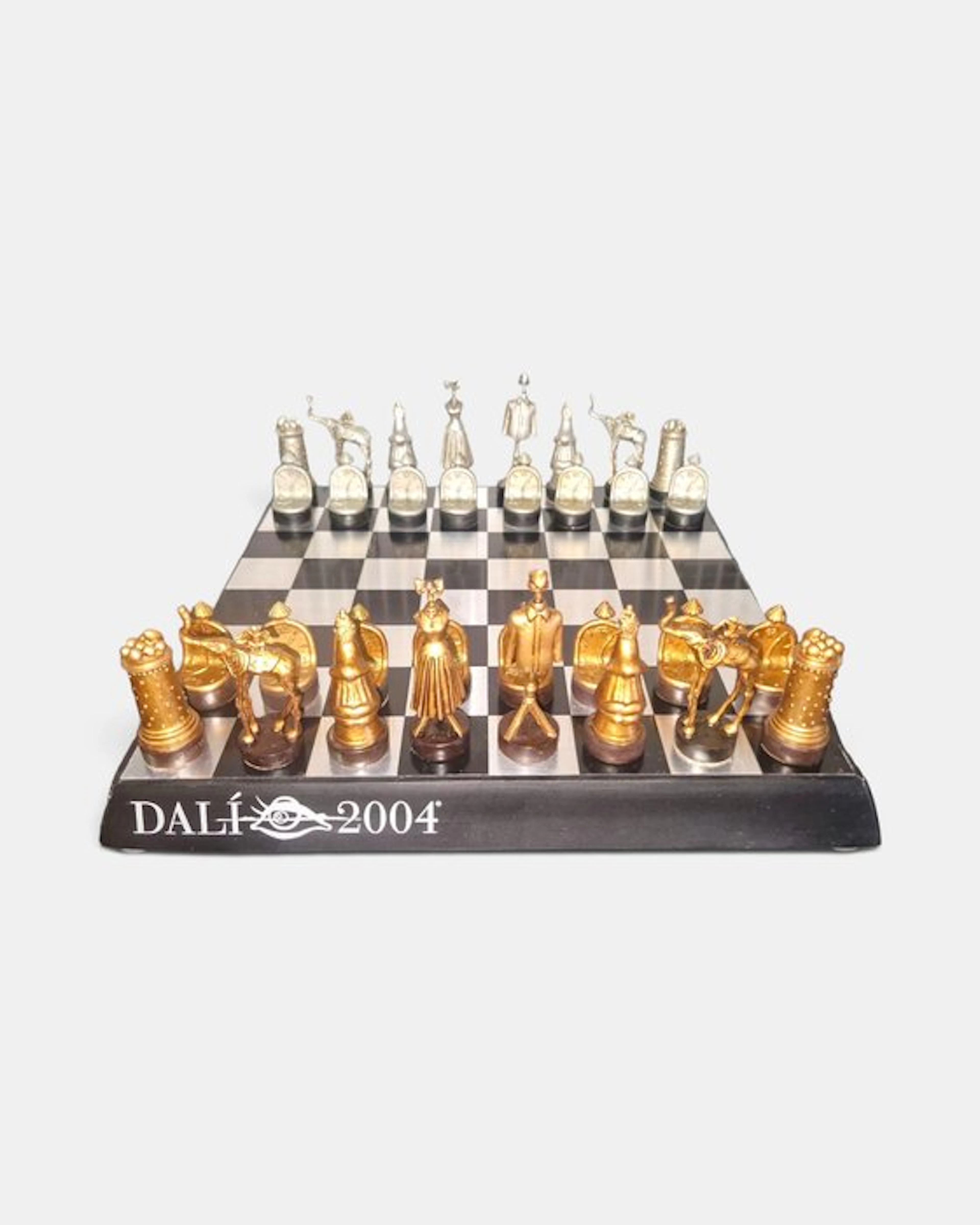Chess set - Ajedrez de Colección de Lujo de Salvador Dalí - Aluminium