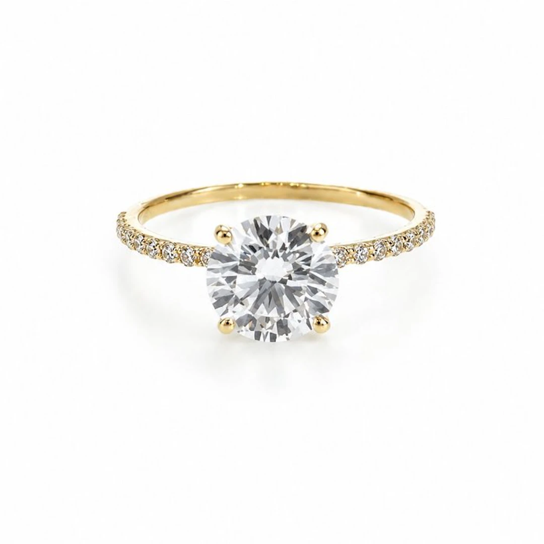 No reserve price - Ring - 14 kt