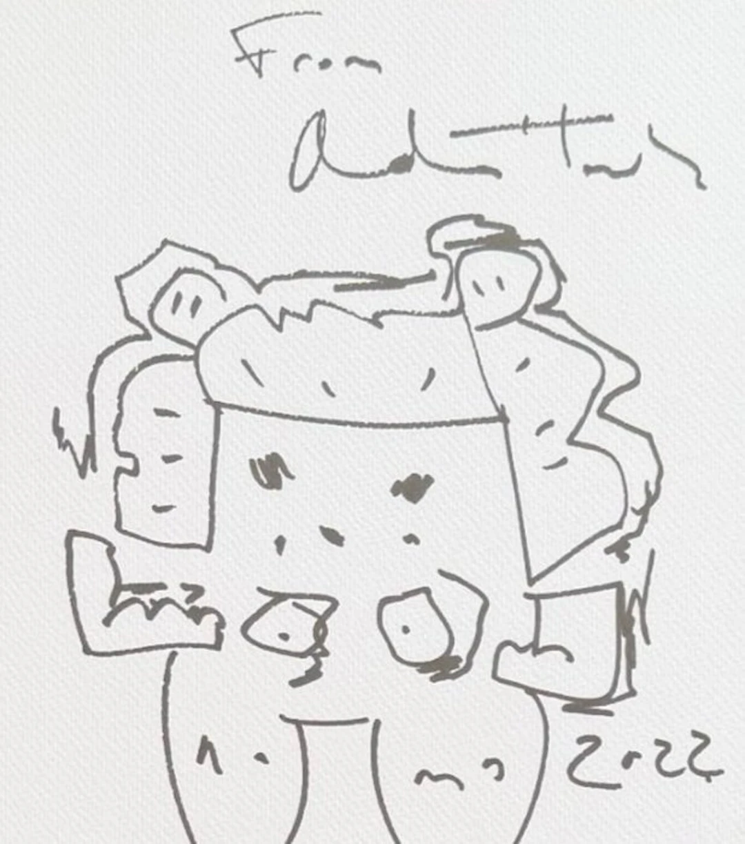 Adam Handler (1986) - Signed Original Drawing
