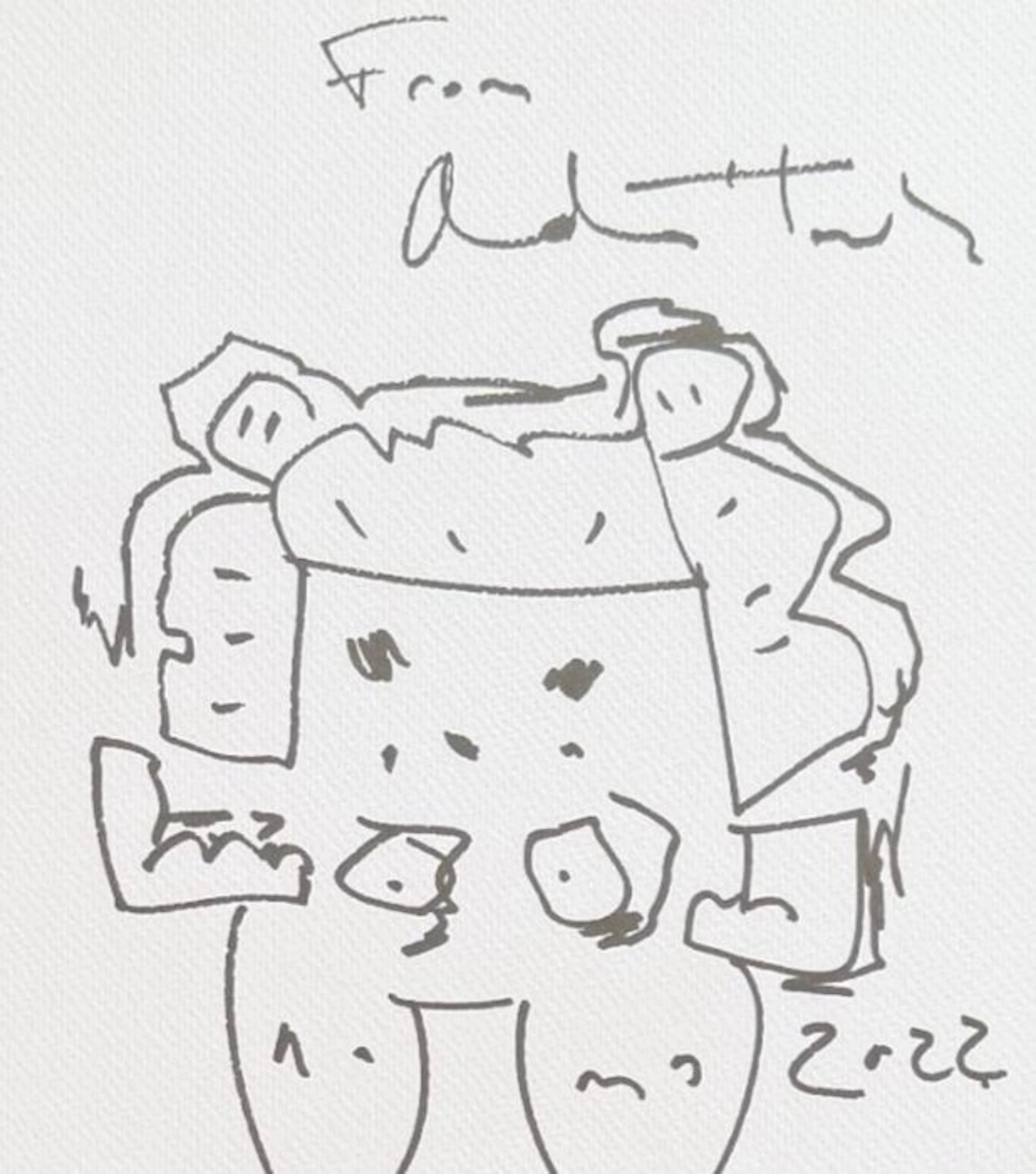 Adam Handler (1986) - Signed Original Drawing