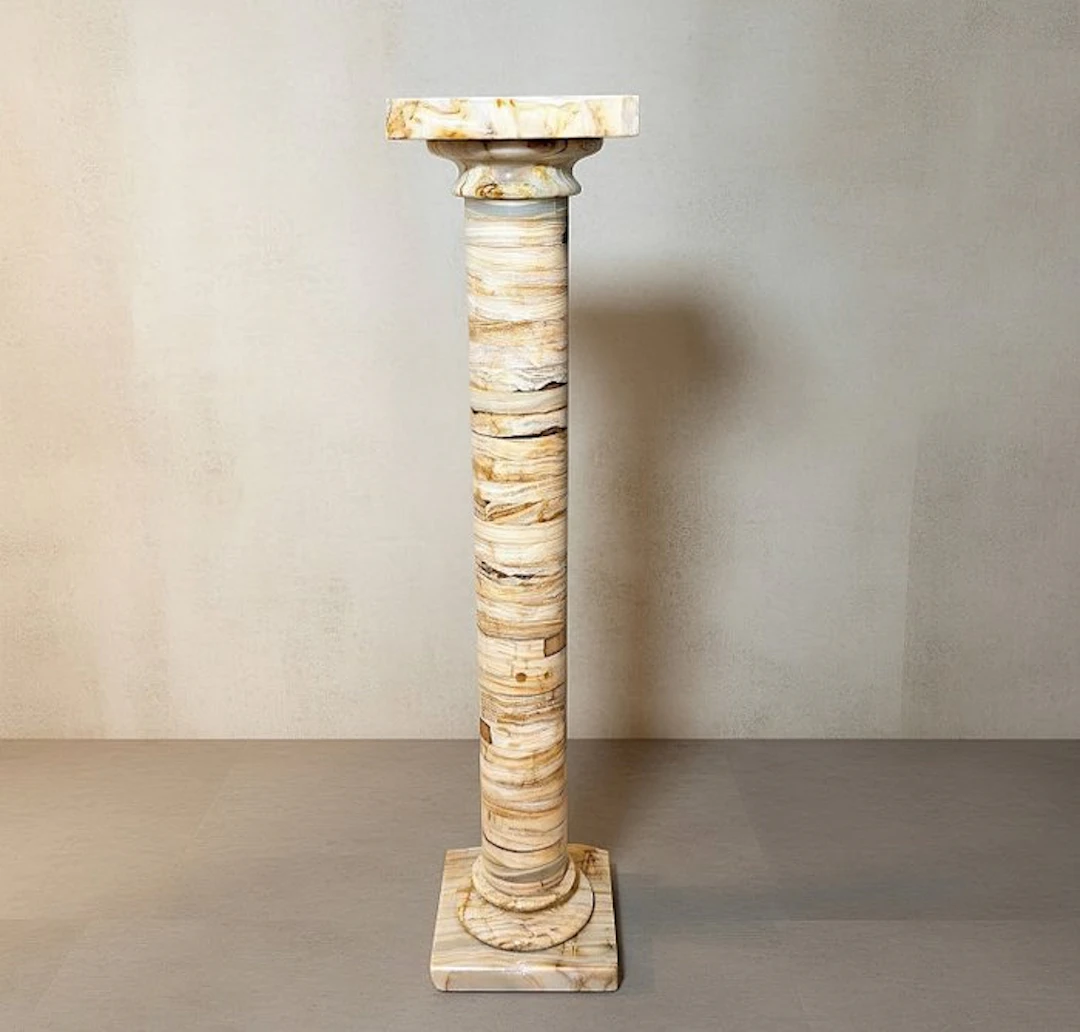Antique Column - Colonna in Raro Onice - 20th century - Rare Capitello