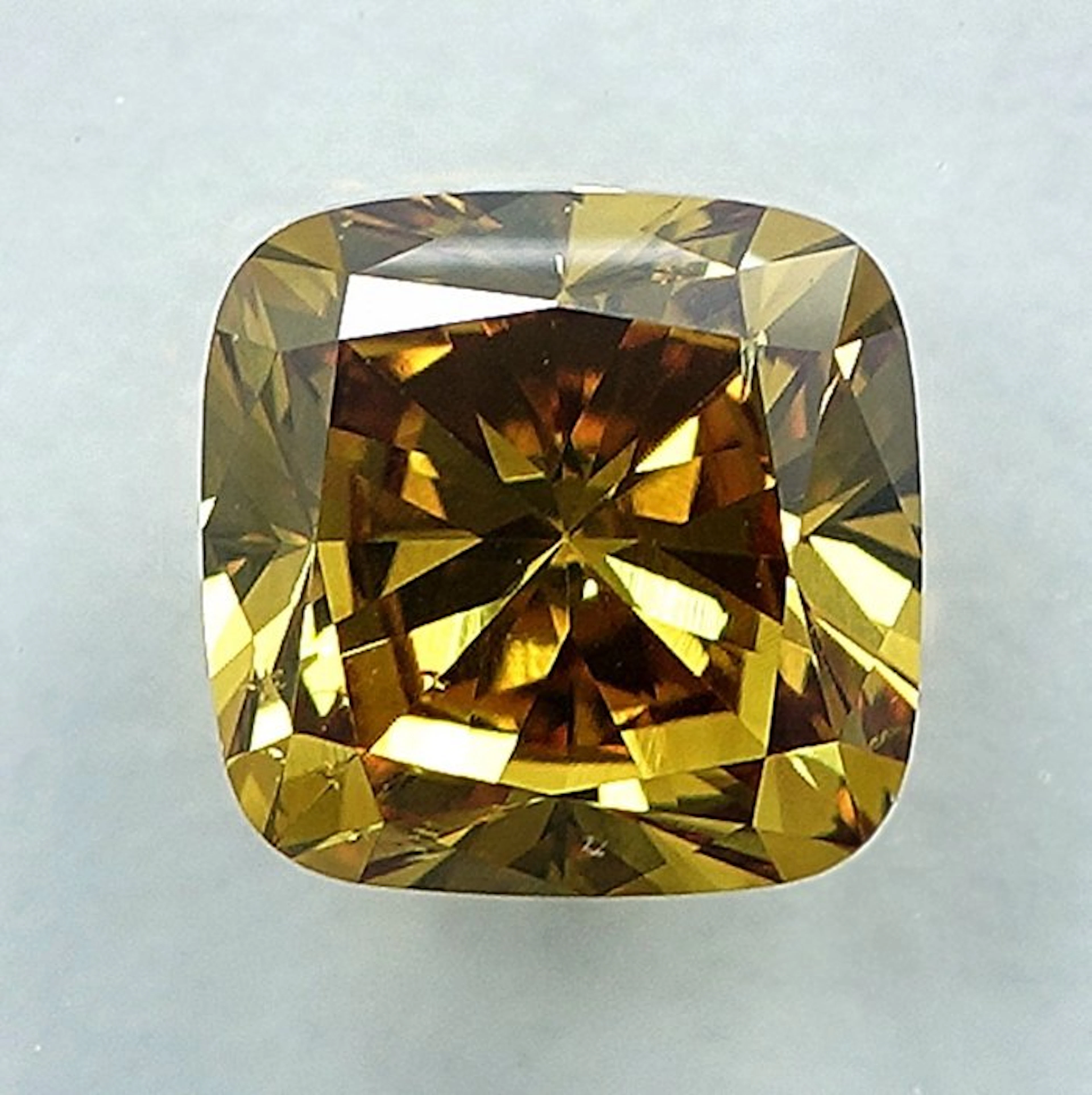 1 pcs Diamond (Colour-treated) - 1.01 ct - Square - Fancy...