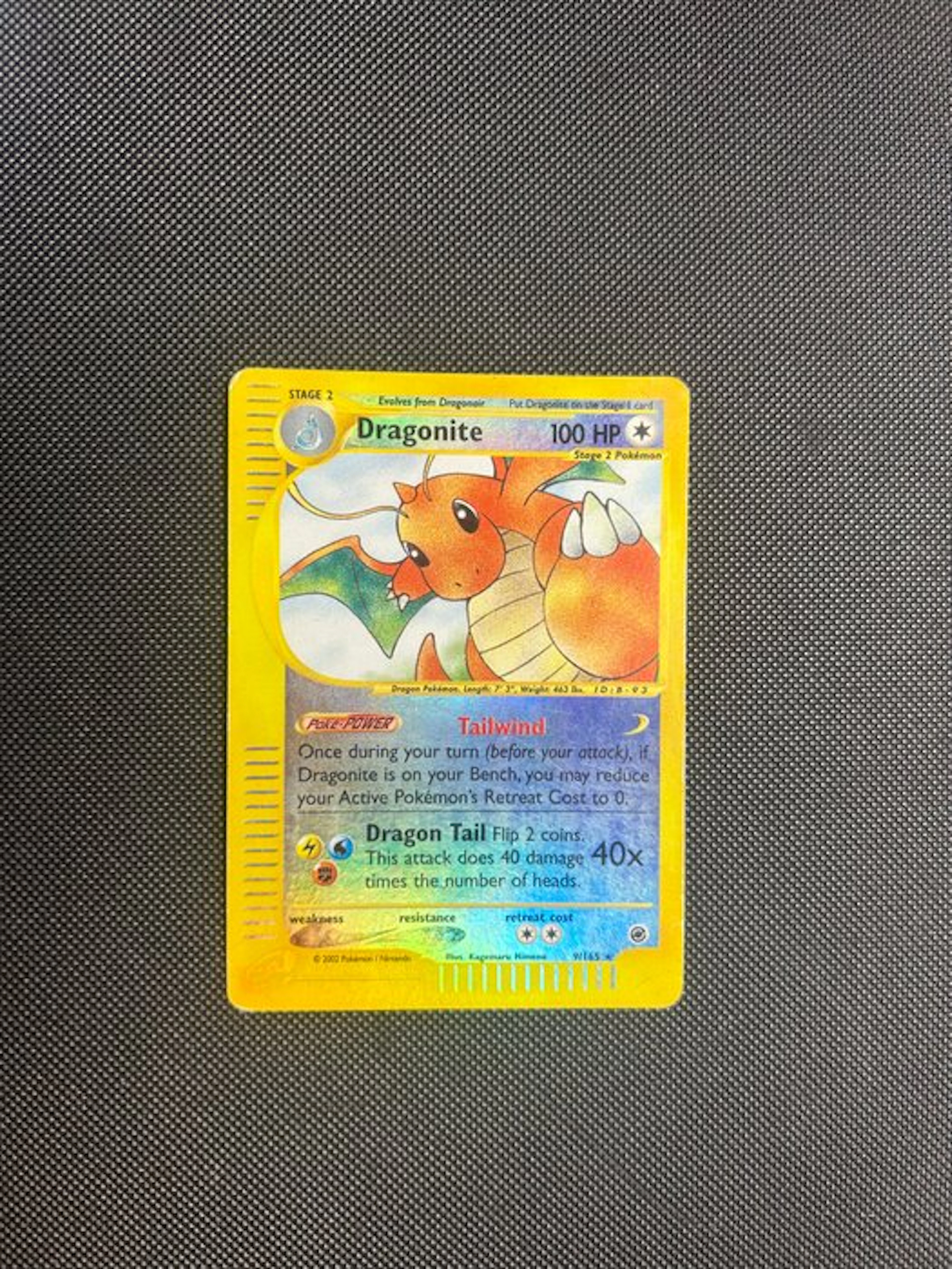 Pokémon - 1 Card - Dragonite 9/165 Reverse holo - WOTC - Expedition Base Set