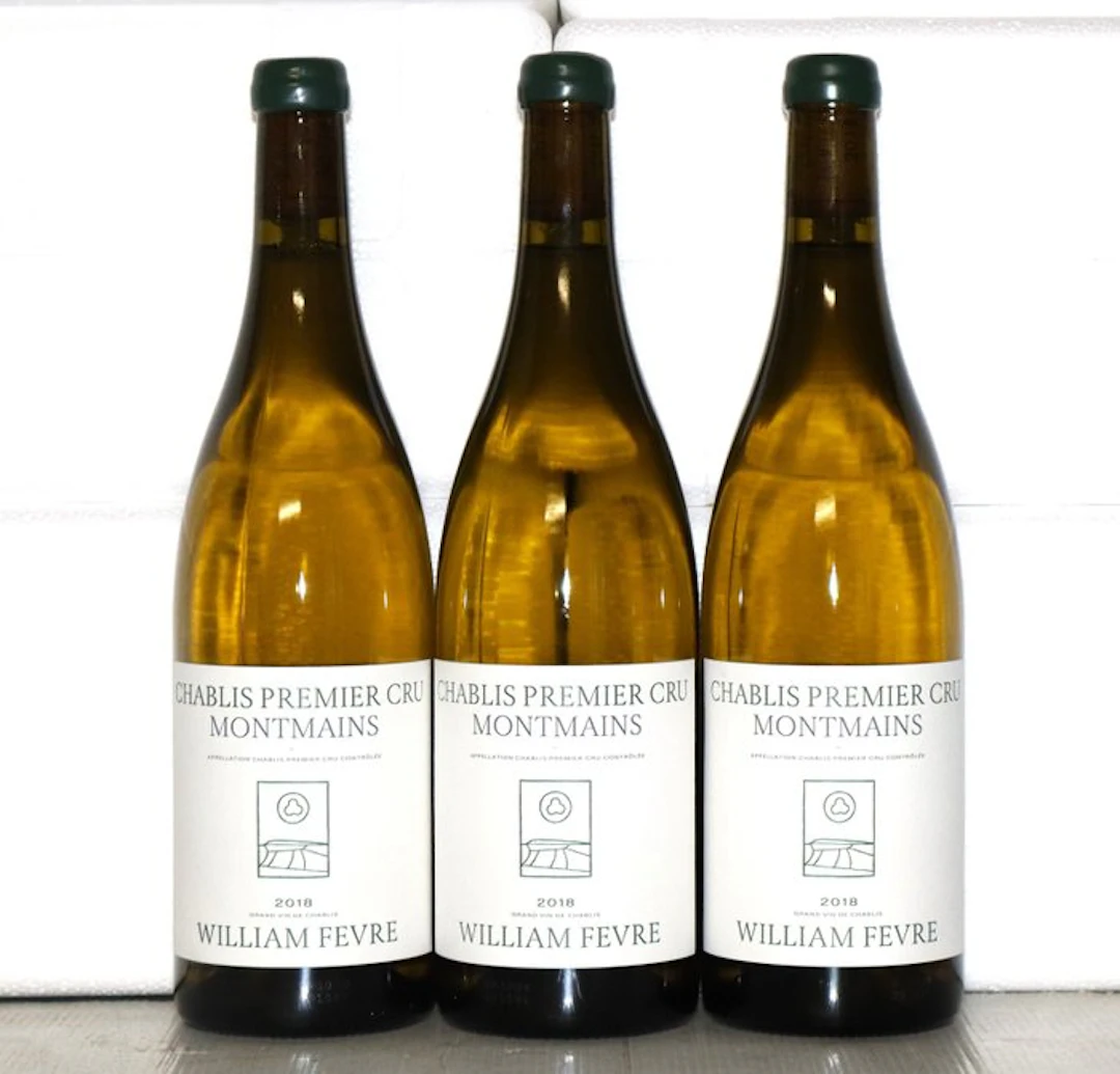 2018 William Fèvre "Montmains" - Chablis 1er Cru - 3 Bottles (0.75L)