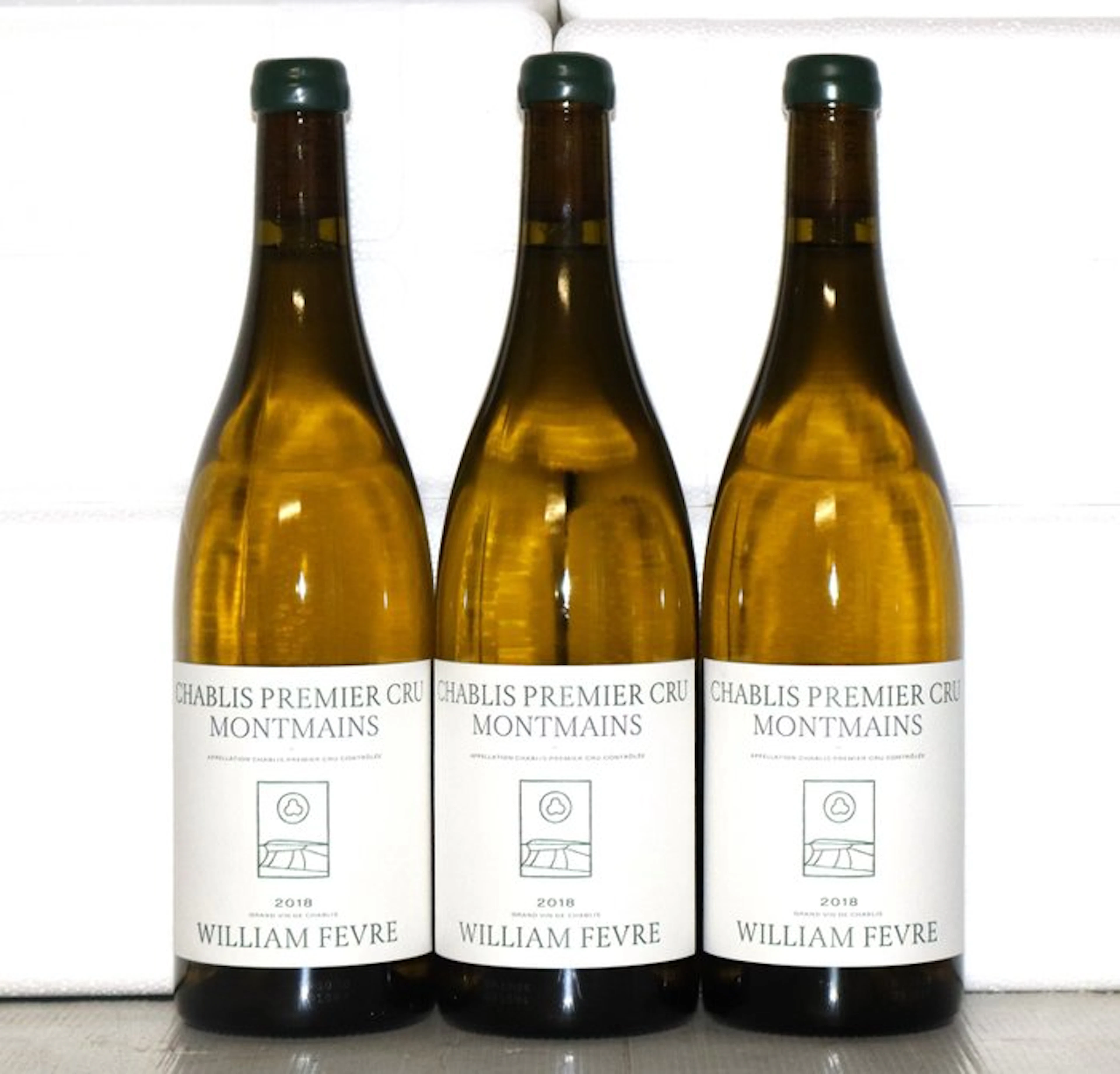 2018 William Fèvre "Montmains" - Chablis 1er Cru - 3 Bottles (0.75L)