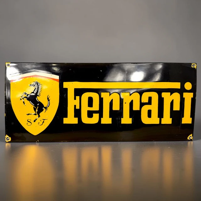 Sign - Ferrari - Émaillée XL