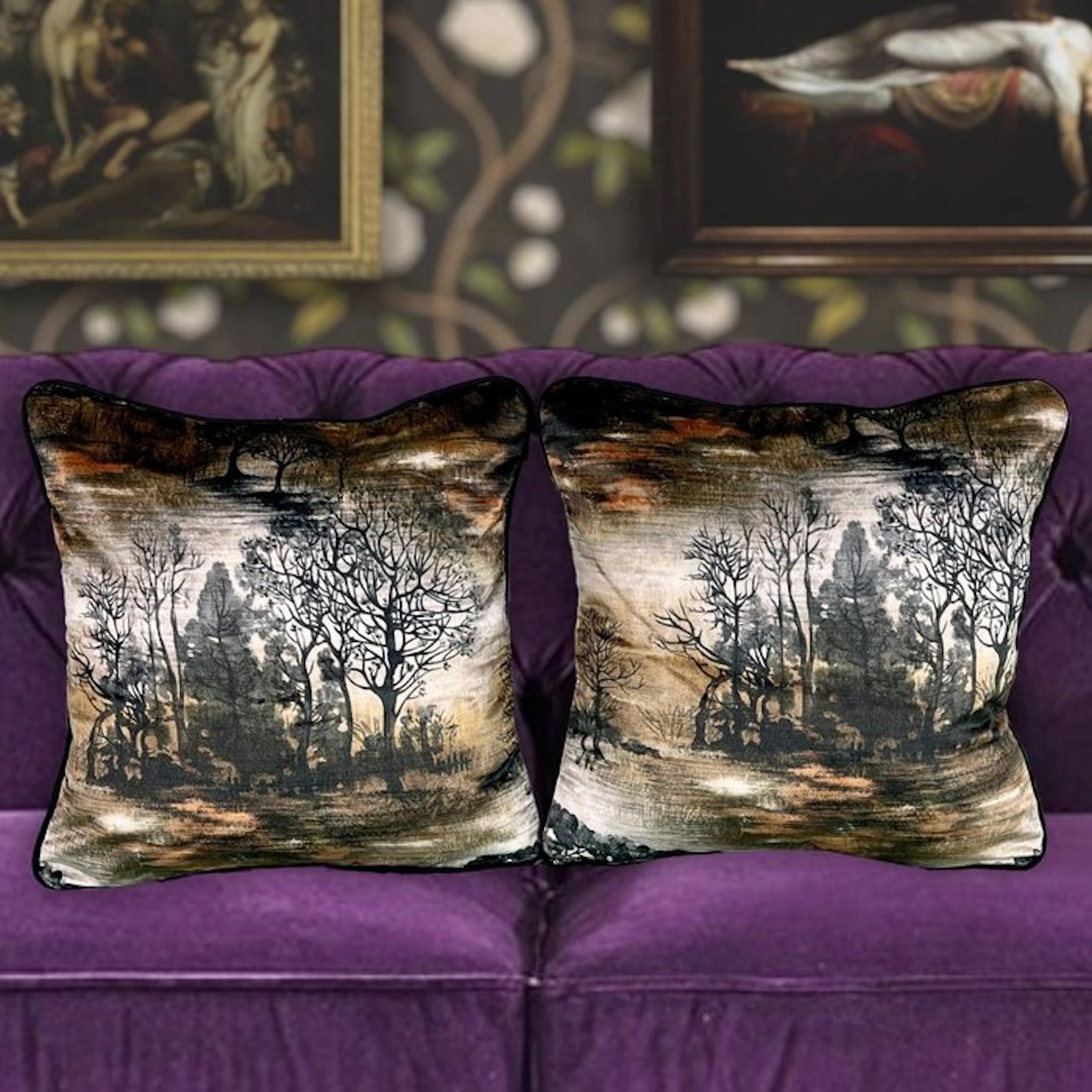 JANE CHURCHIlL- New pair of cushions made with Jane Churchill fabric - Cushion