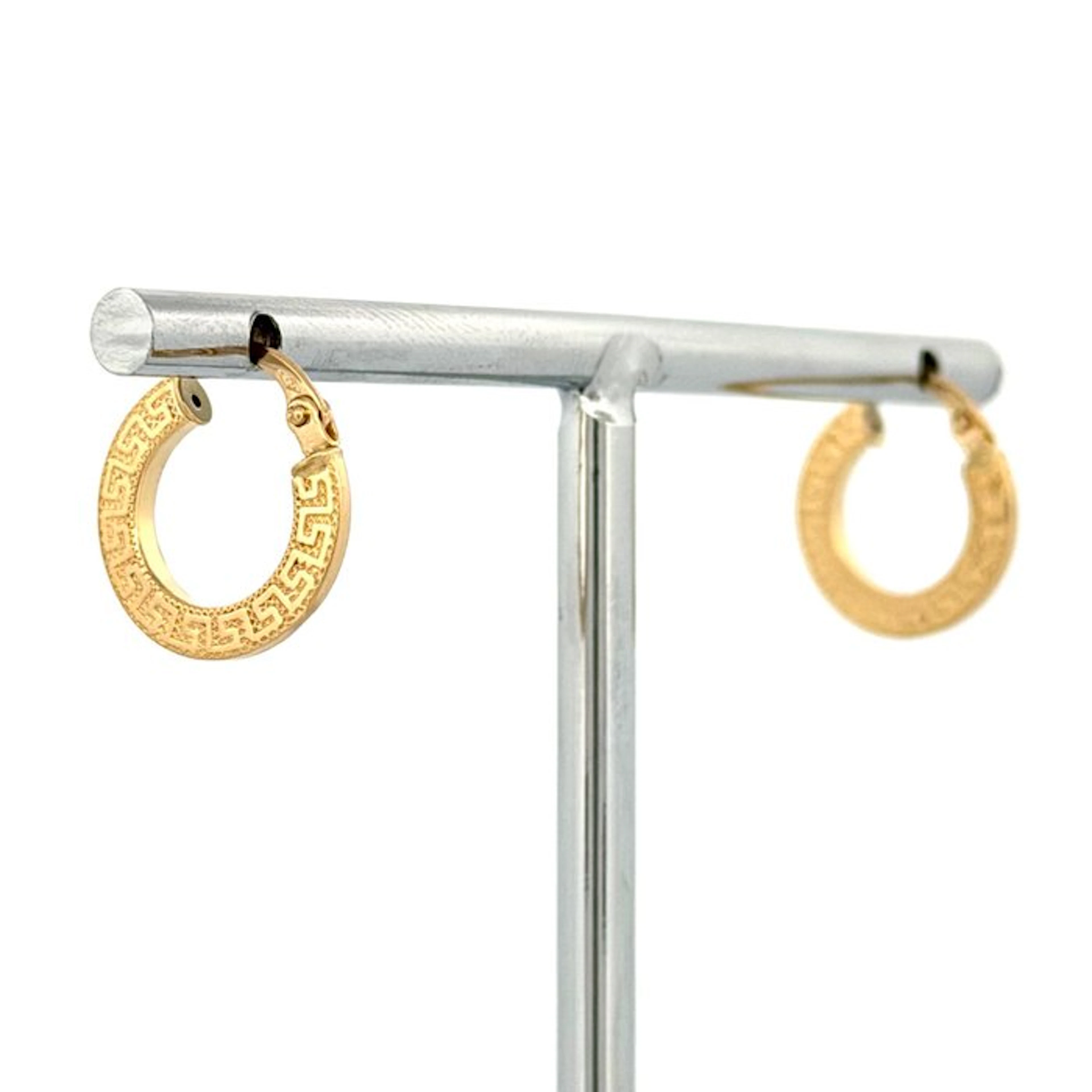 Earrings - 18 kt. Yellow gold - Made in Italy