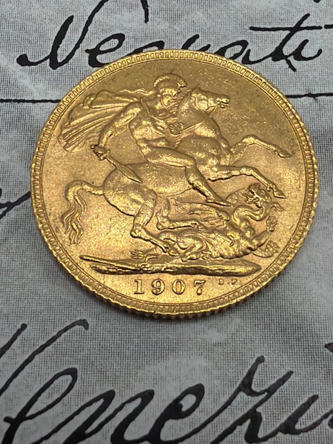 United Kingdom. Edward VII. Sovereign 1907