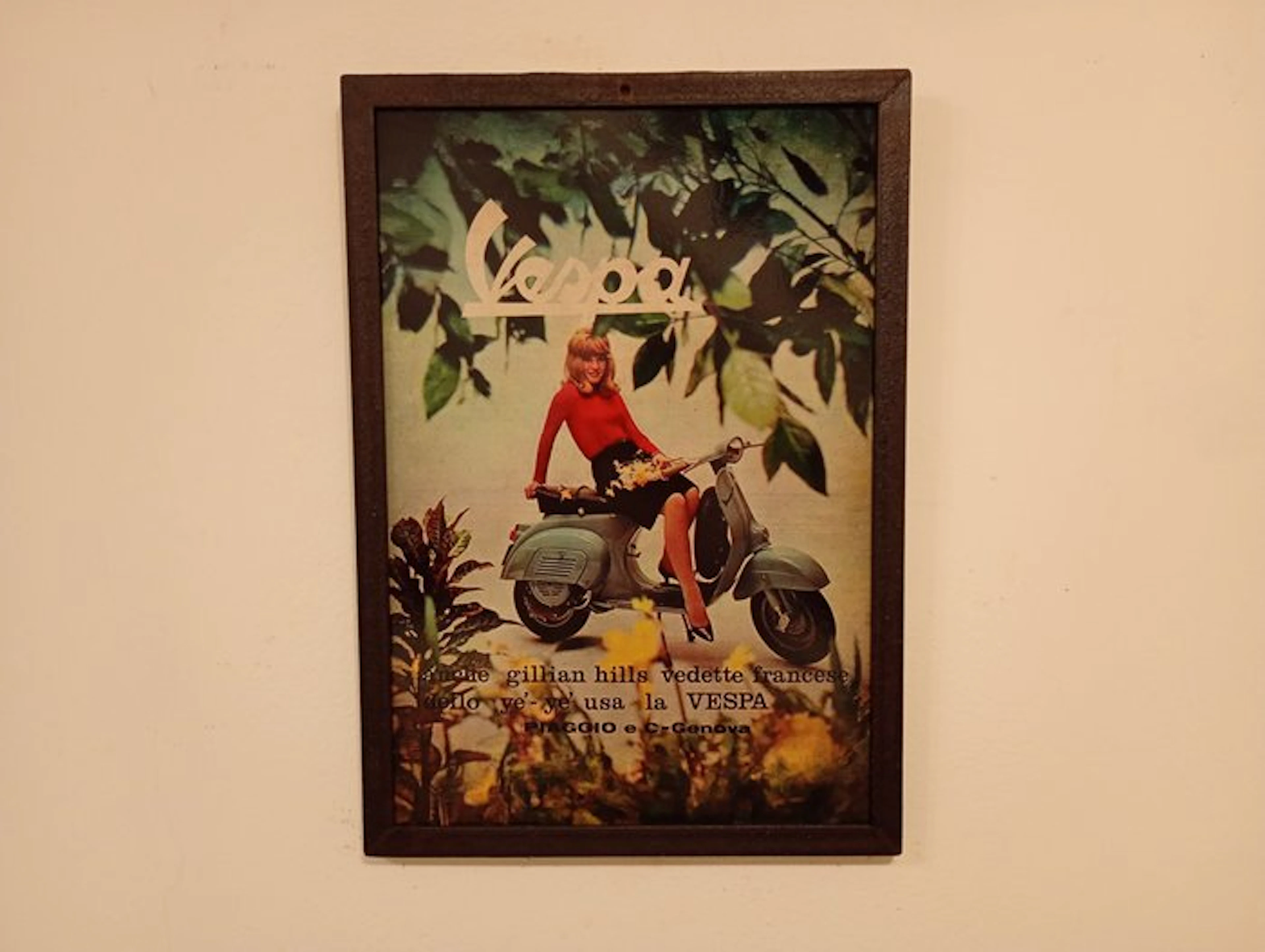 Vespa - Vespa - leader - Advertising sign - wasp - Metal