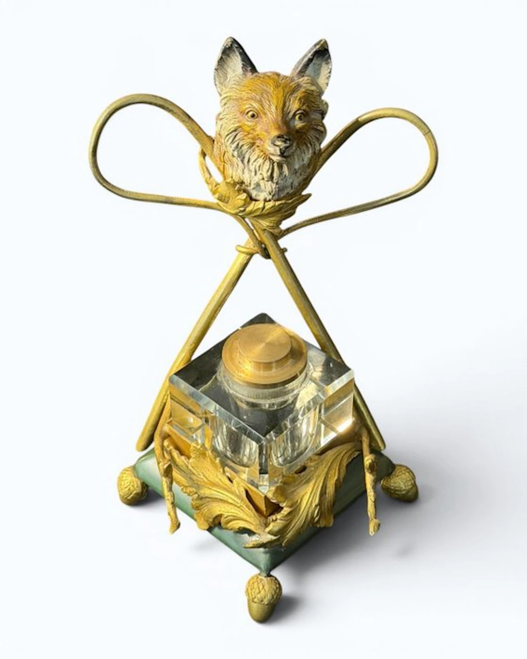 Umkreis - Franz Xaver Bergmann - Inkwell - Bronze...
