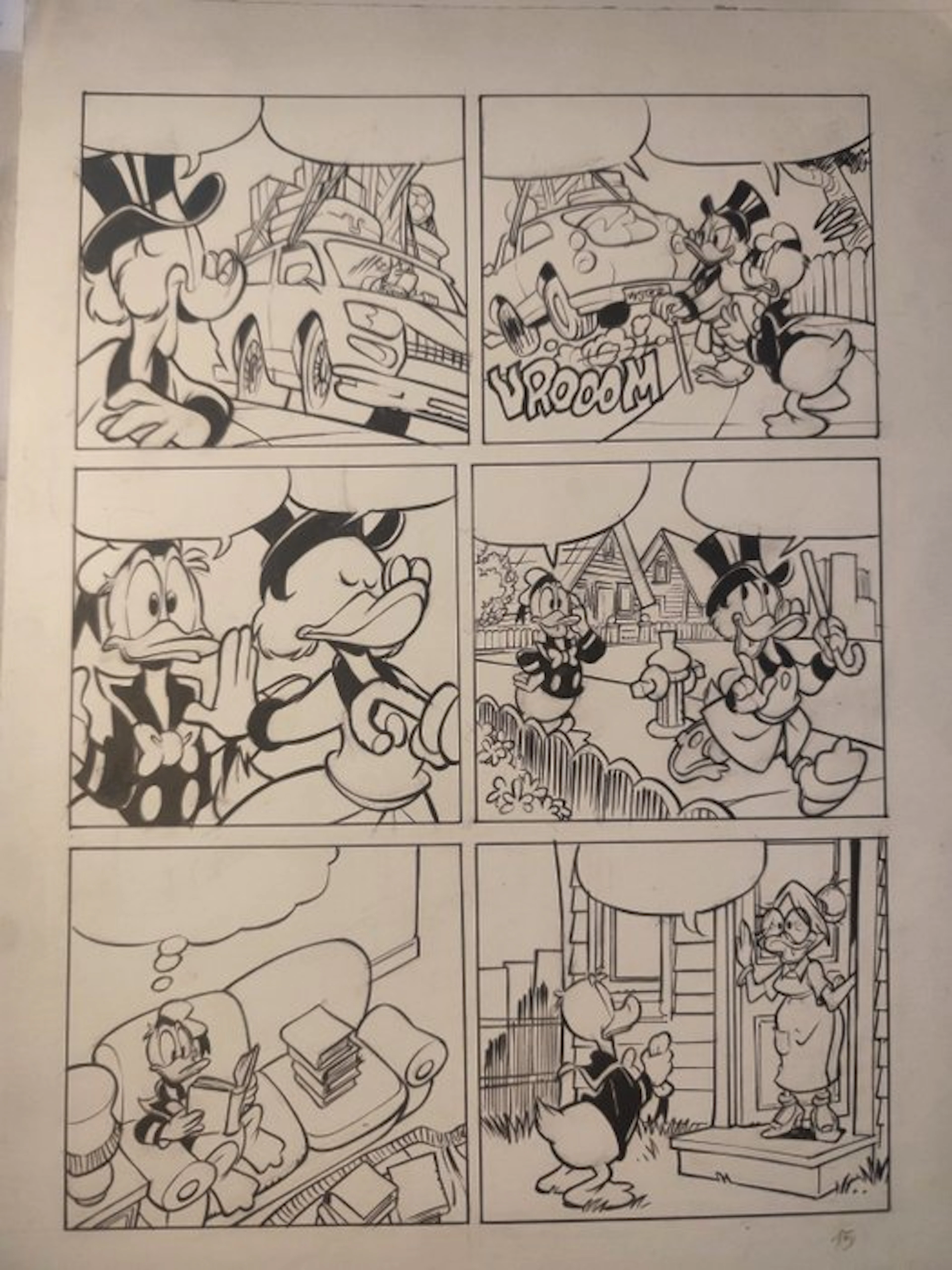 Graziano Barbaro - 1 Original page - Topolino - n