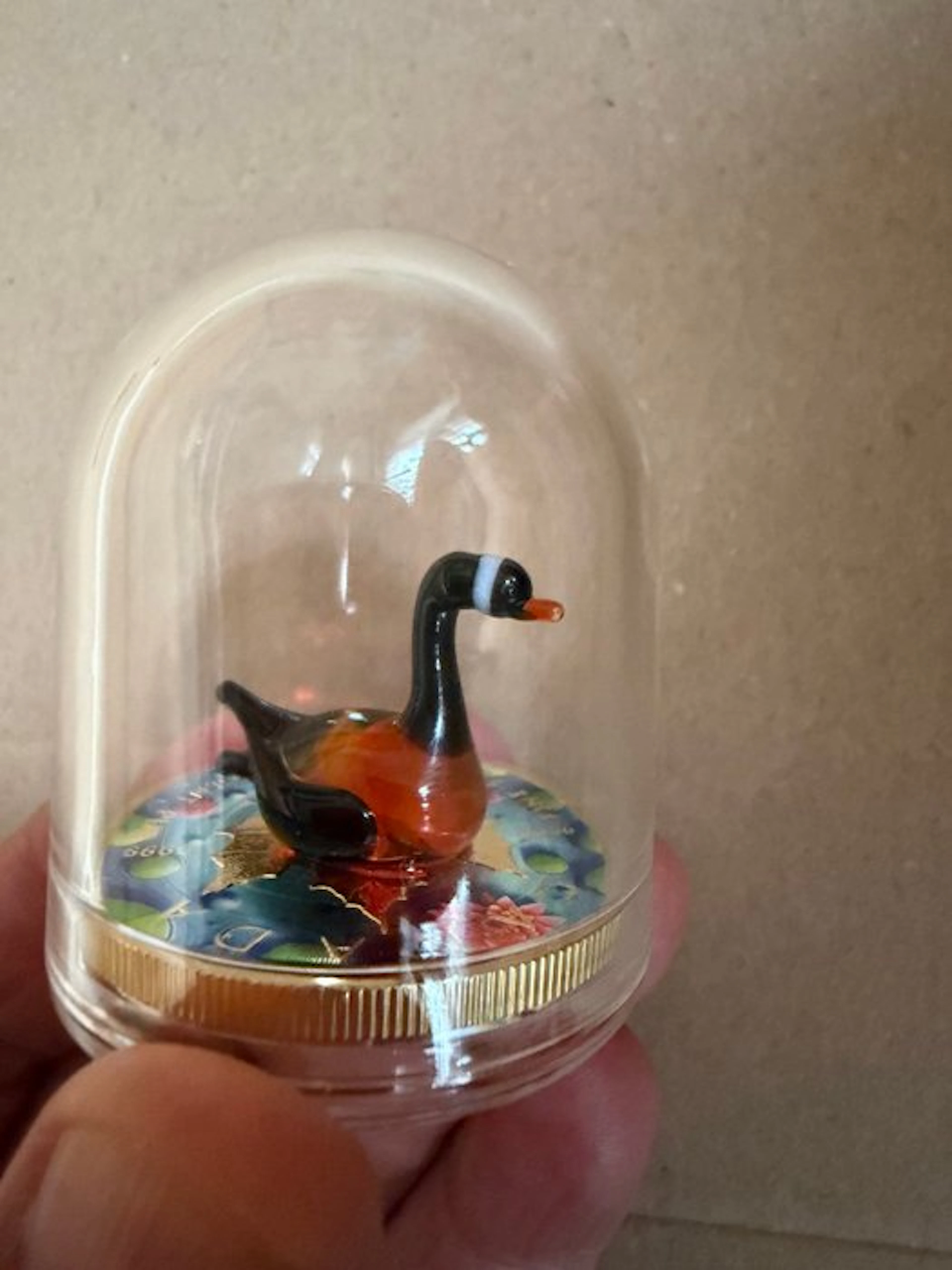 Canada. 5 Dollars 2025 Maple Leaf - Murano glass Series - Canada Goose