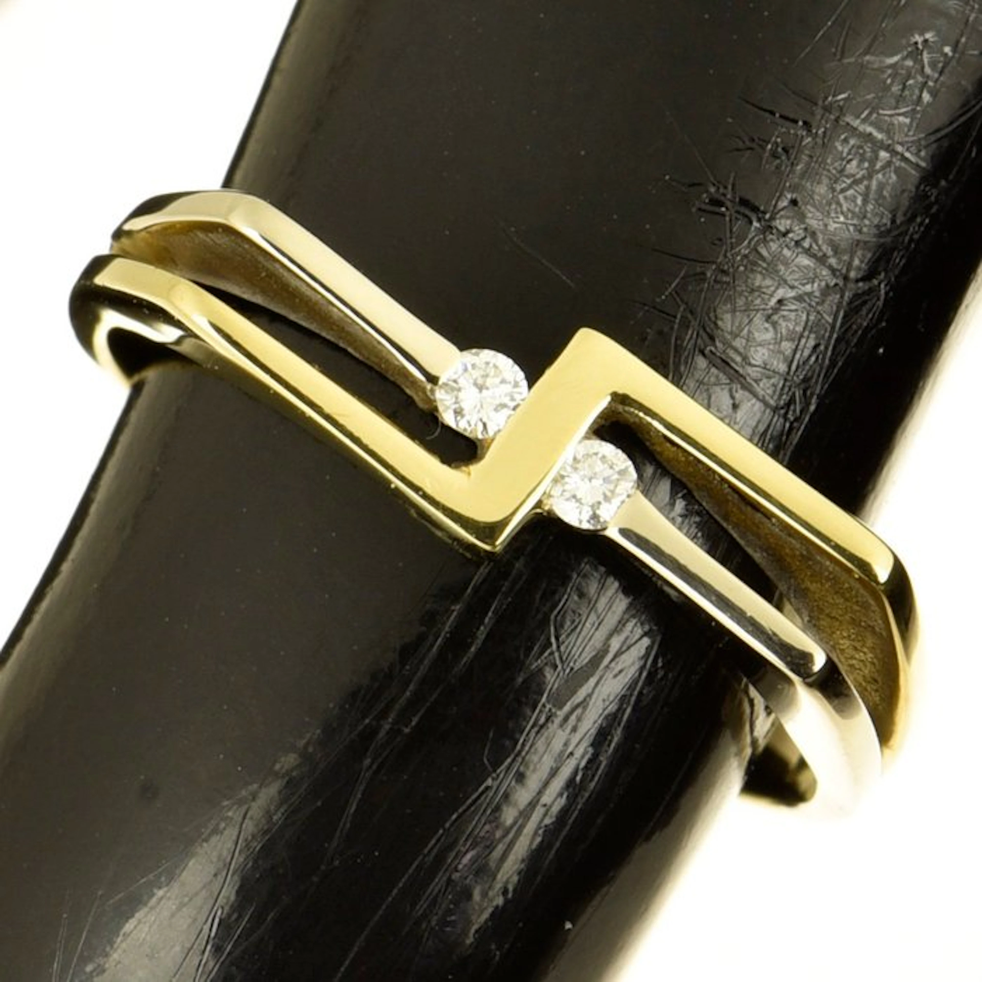 Ring - 18 kt. Yellow gold Diamond (Natural)