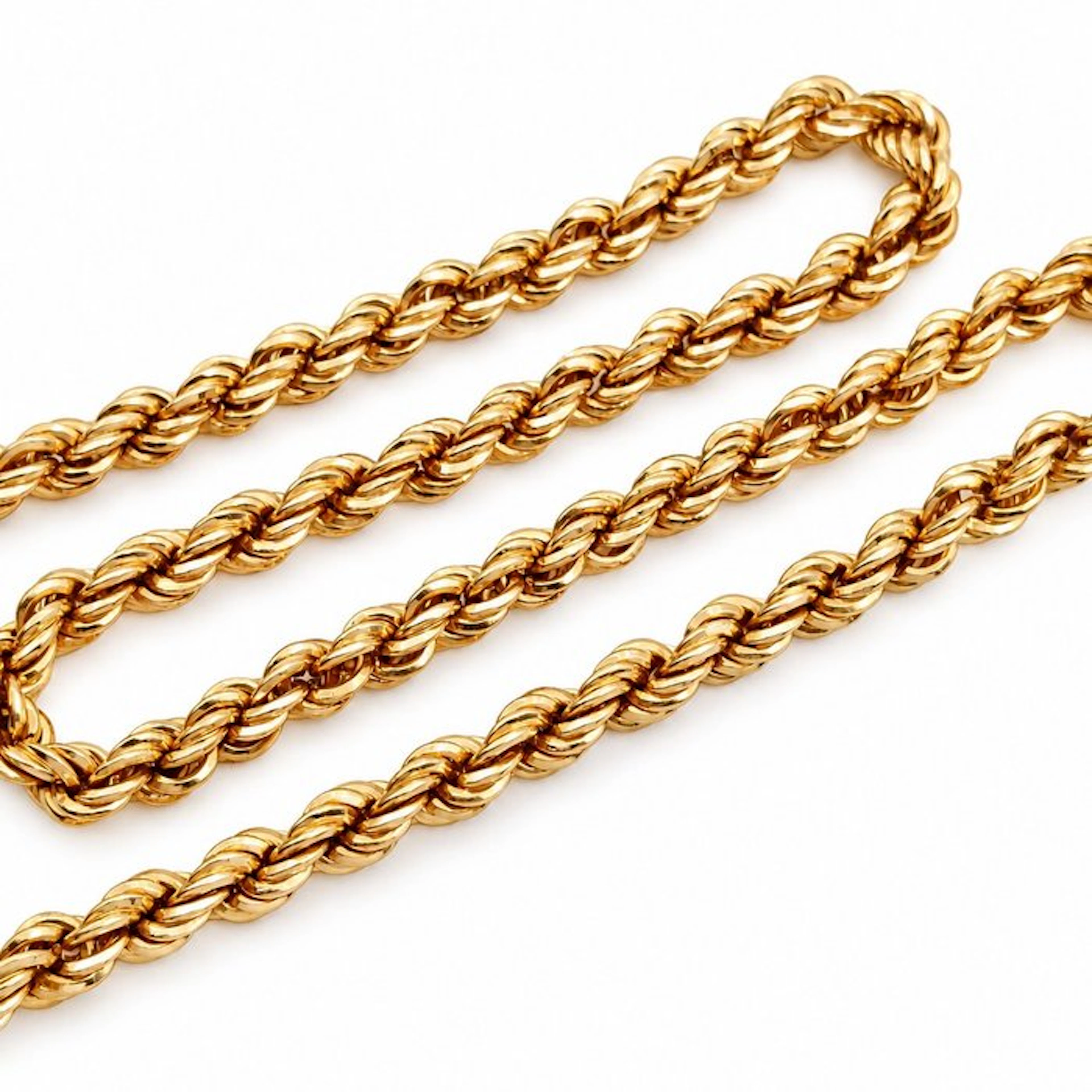 Necklace - 18 kt. Yellow gold - Made in Italy - Handmade