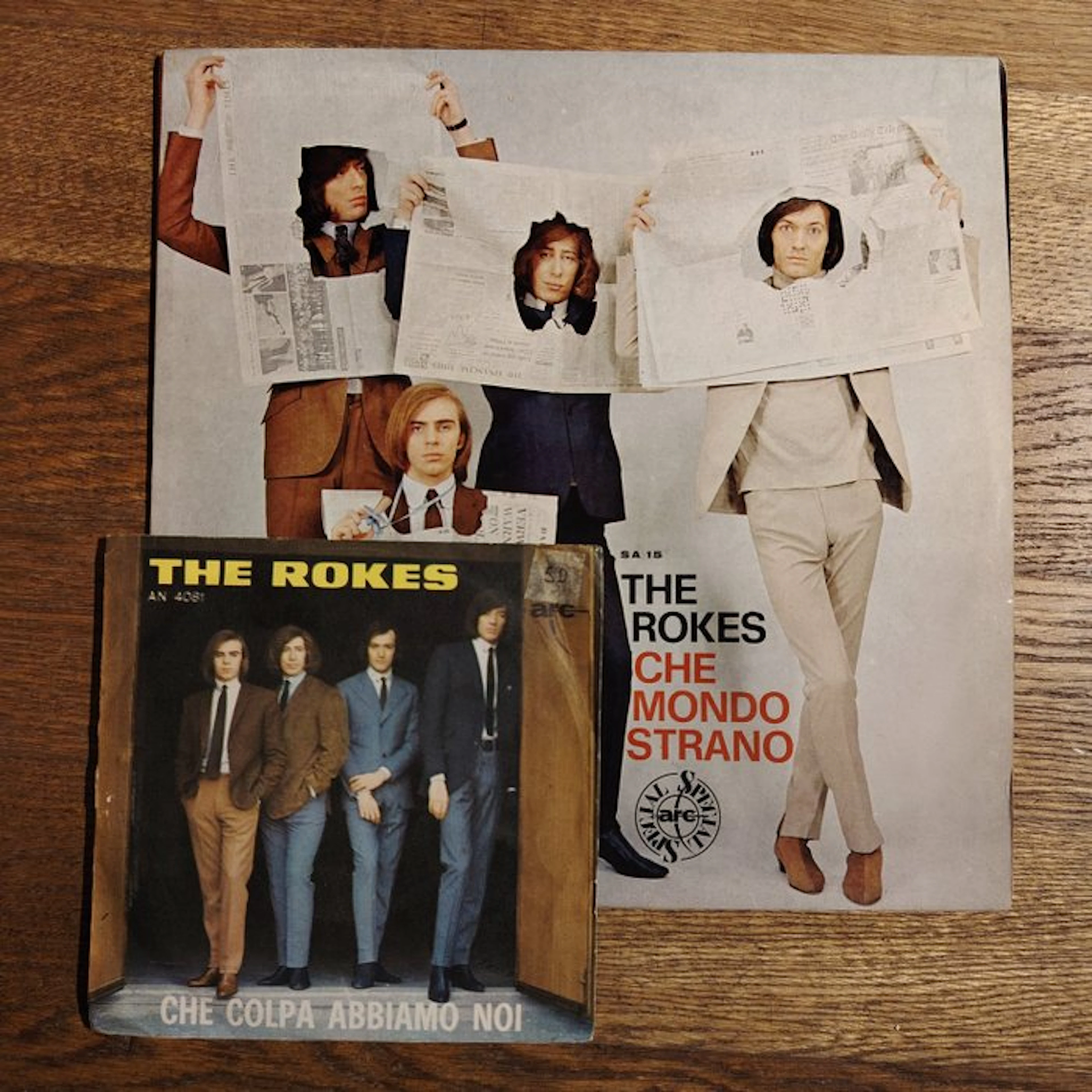 The Rokes - Che Mondo Strano - 1st Italian Laminated...