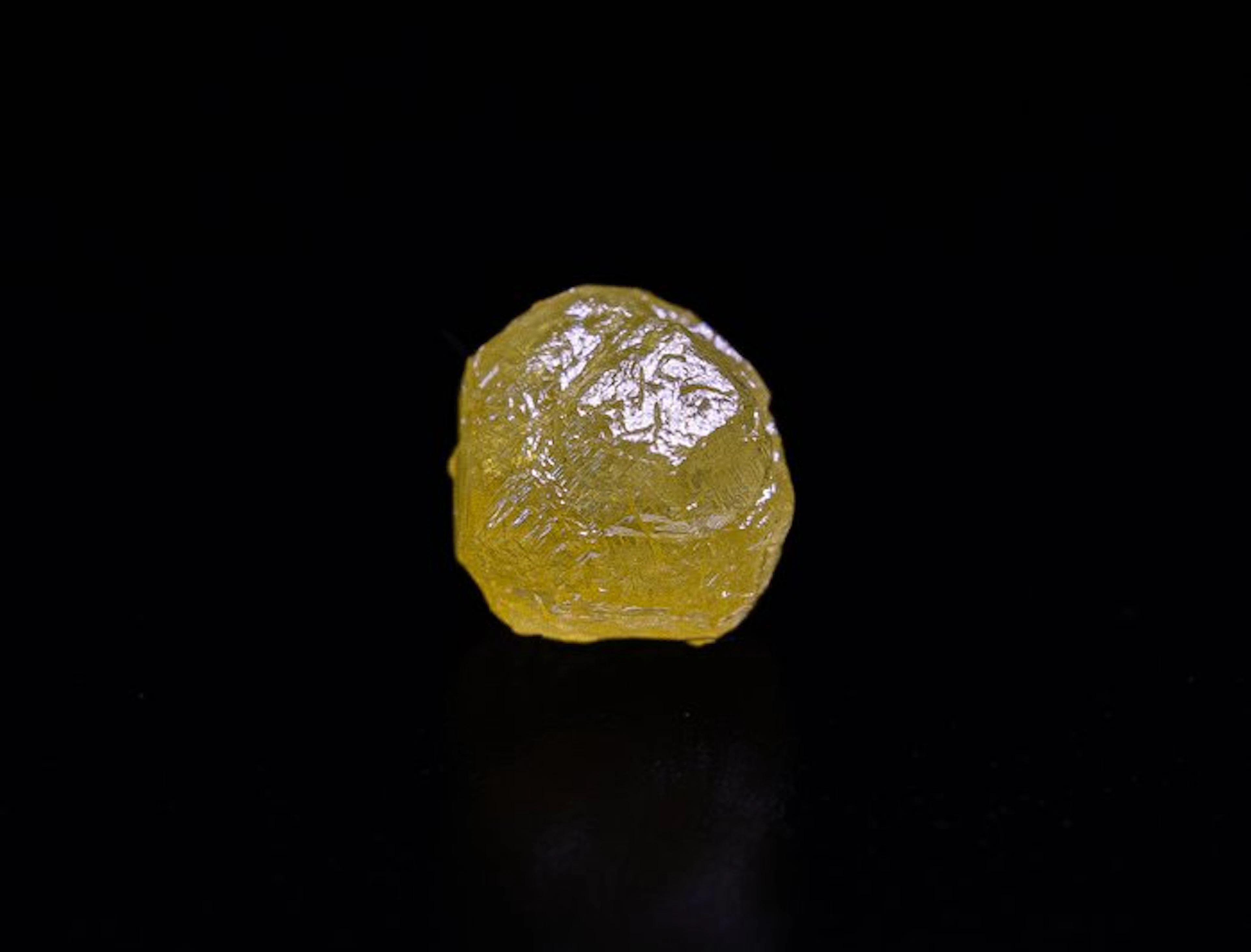 RARISSIME Yellow Diamond – 0.3 ct – India NO RESERVE...