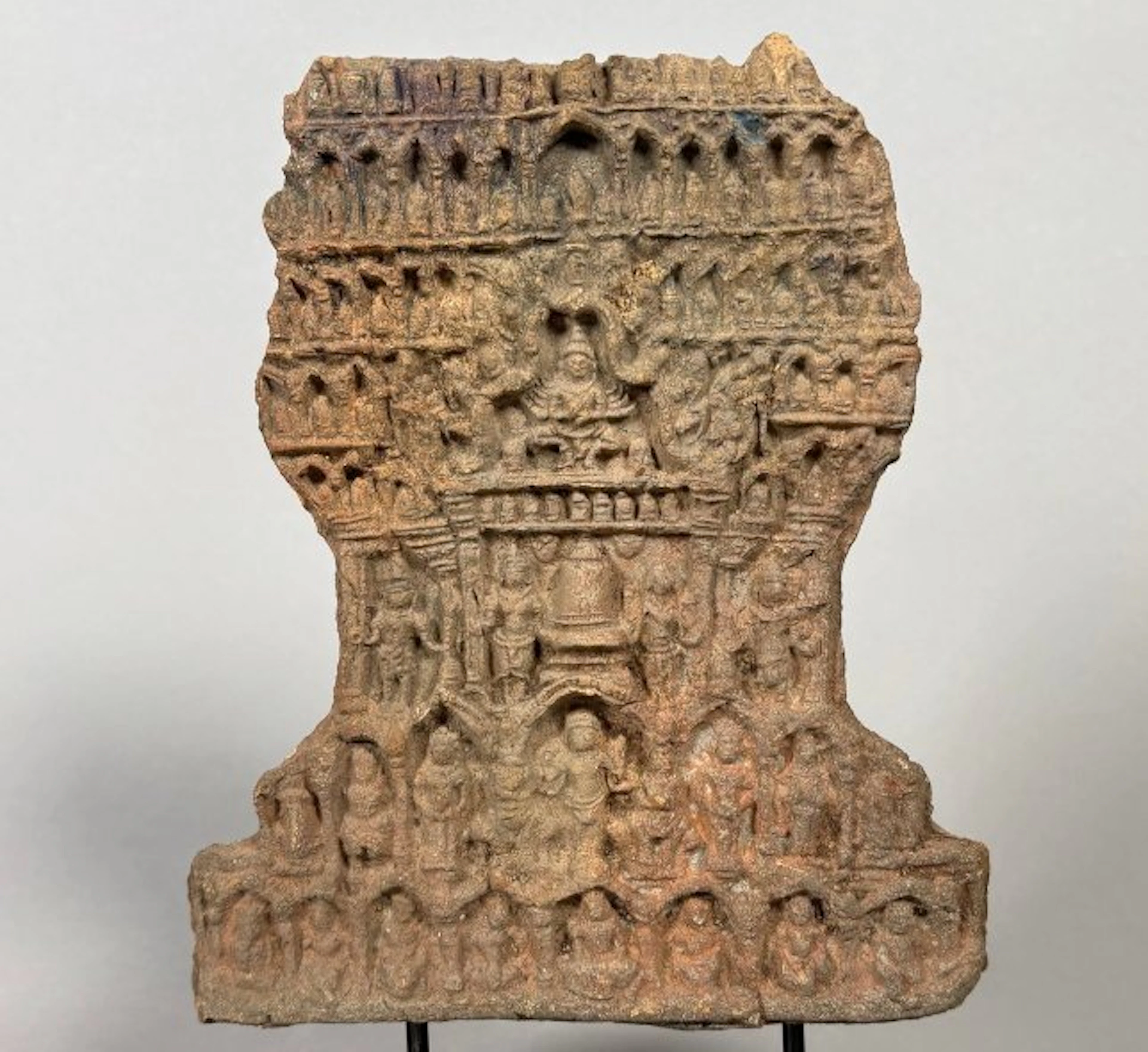 Ancient India Stoneware Sandstone sculpture depicting the Buddha's