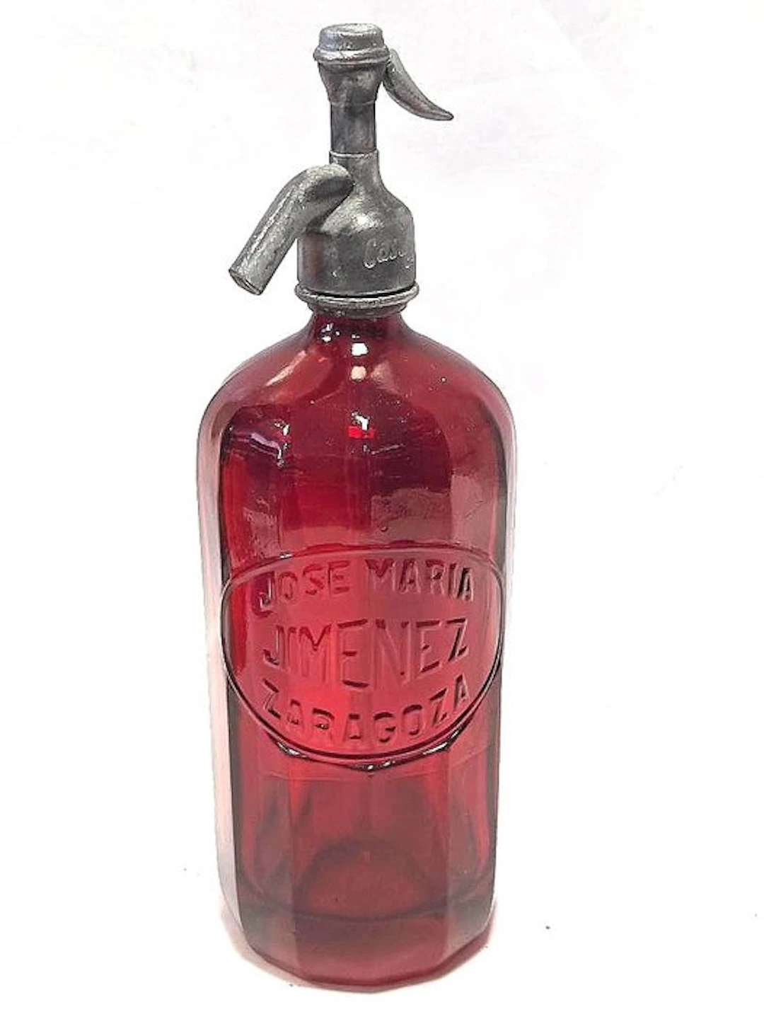 Siphon - Carved red siphon