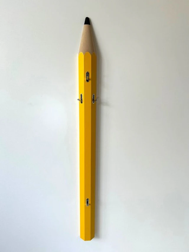 Maconi - Coat rack - Pencil - Wood / resin leaf