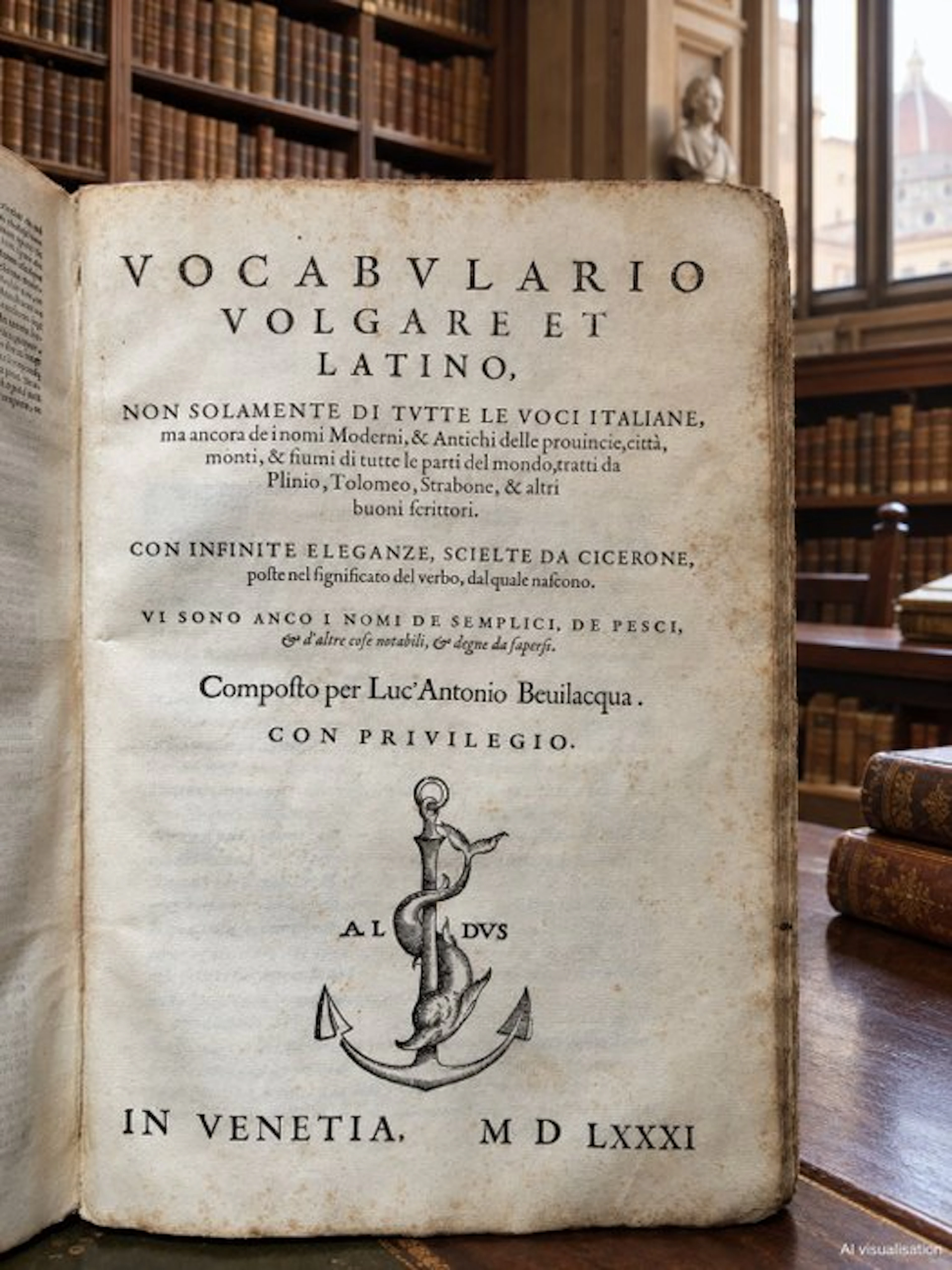 Ambrosio Calepino; Luc'Antonio Beuilacqua...