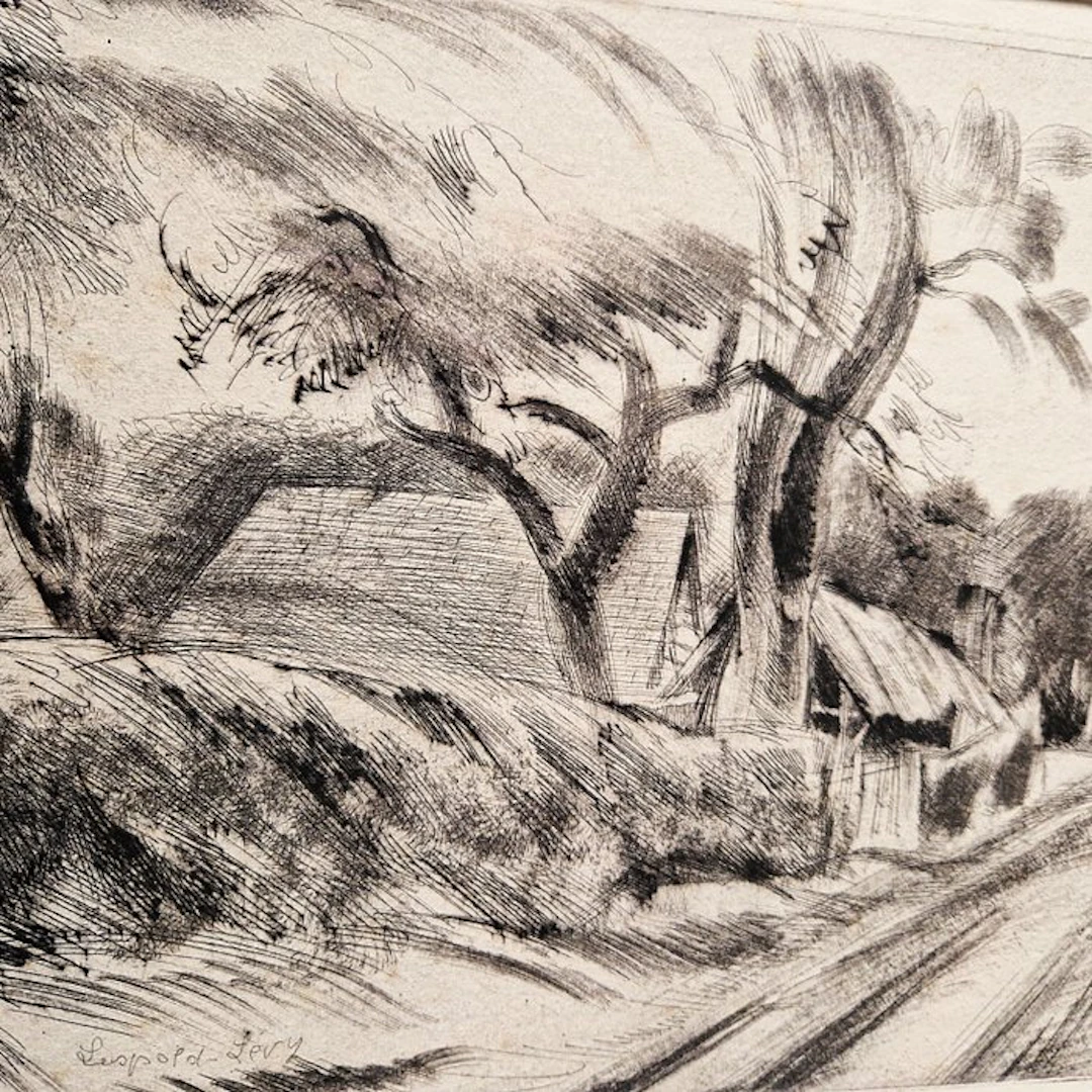 Henri-Léopold Lévy (1840-1904) - Paysage de Provence