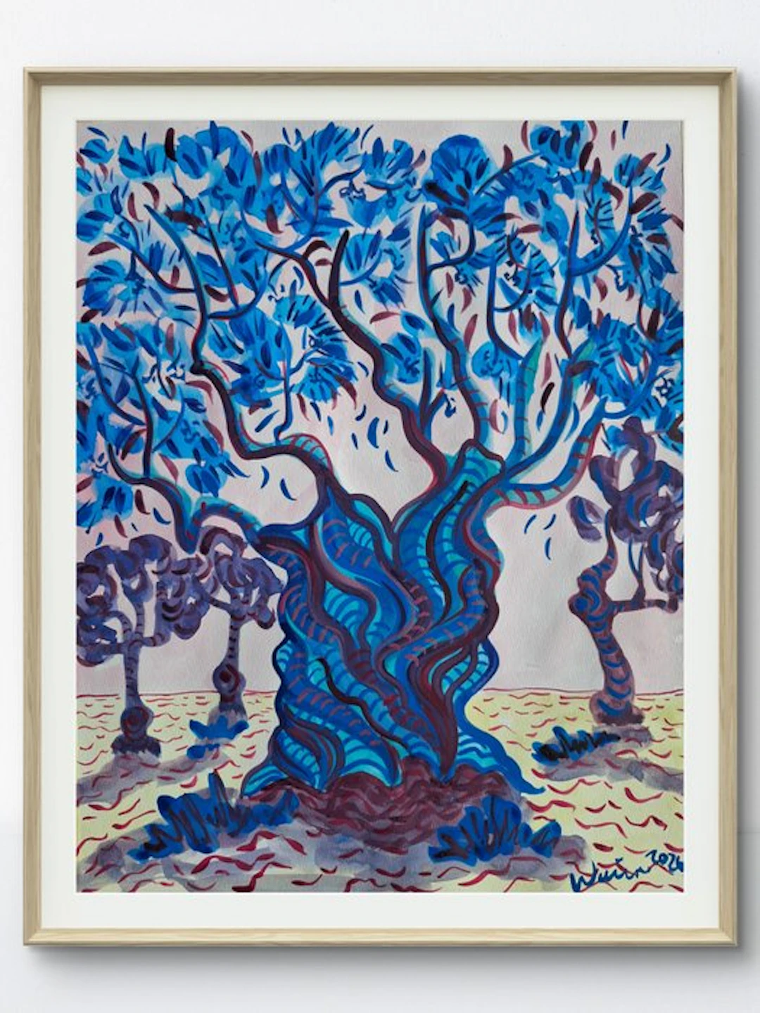 Kirsty Wain (XX) - Azul Olive III by Kirsty Wain (2026) - No Reserve
