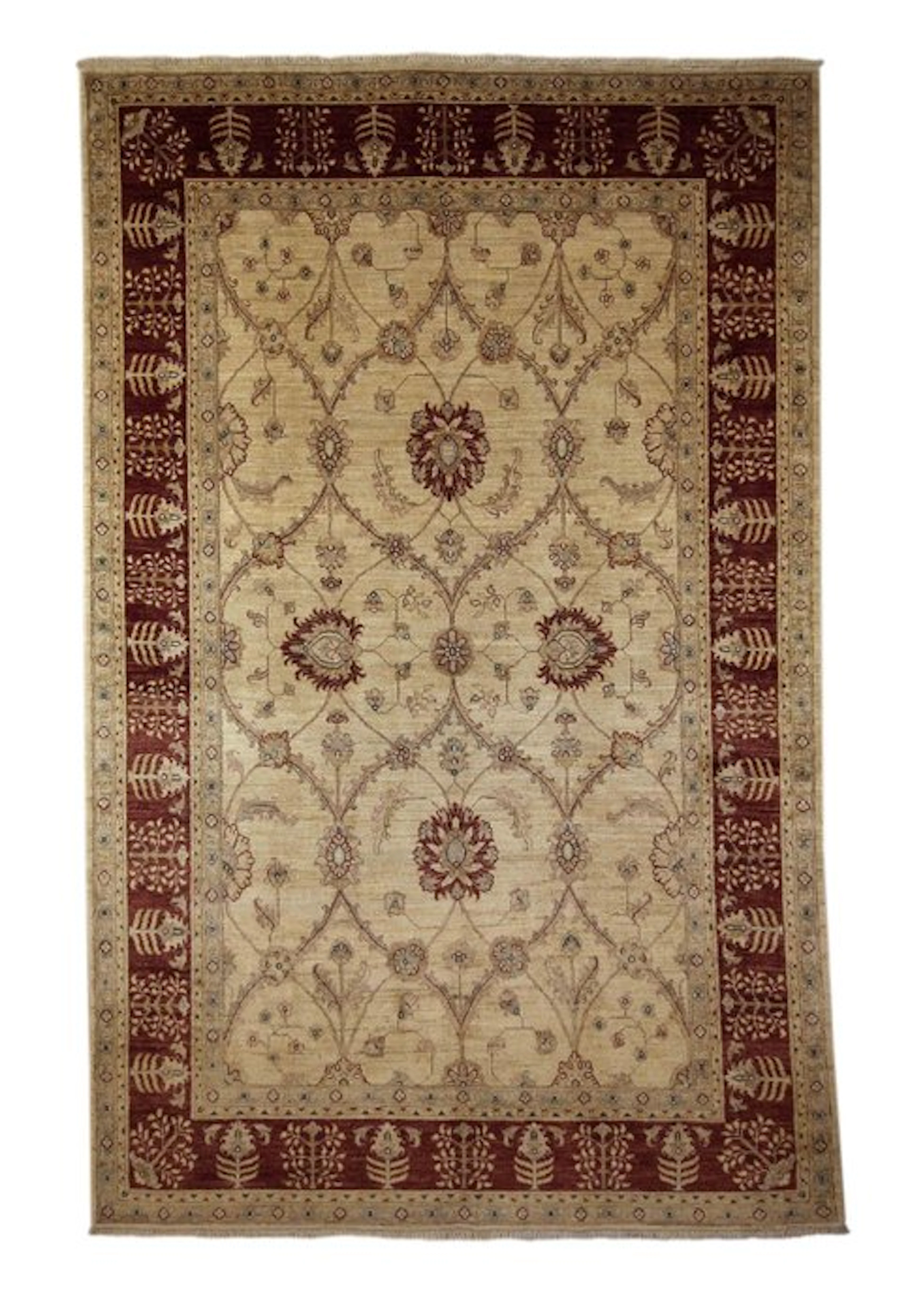 Designer beige rug - Rug - 262 cm - 168 cm
