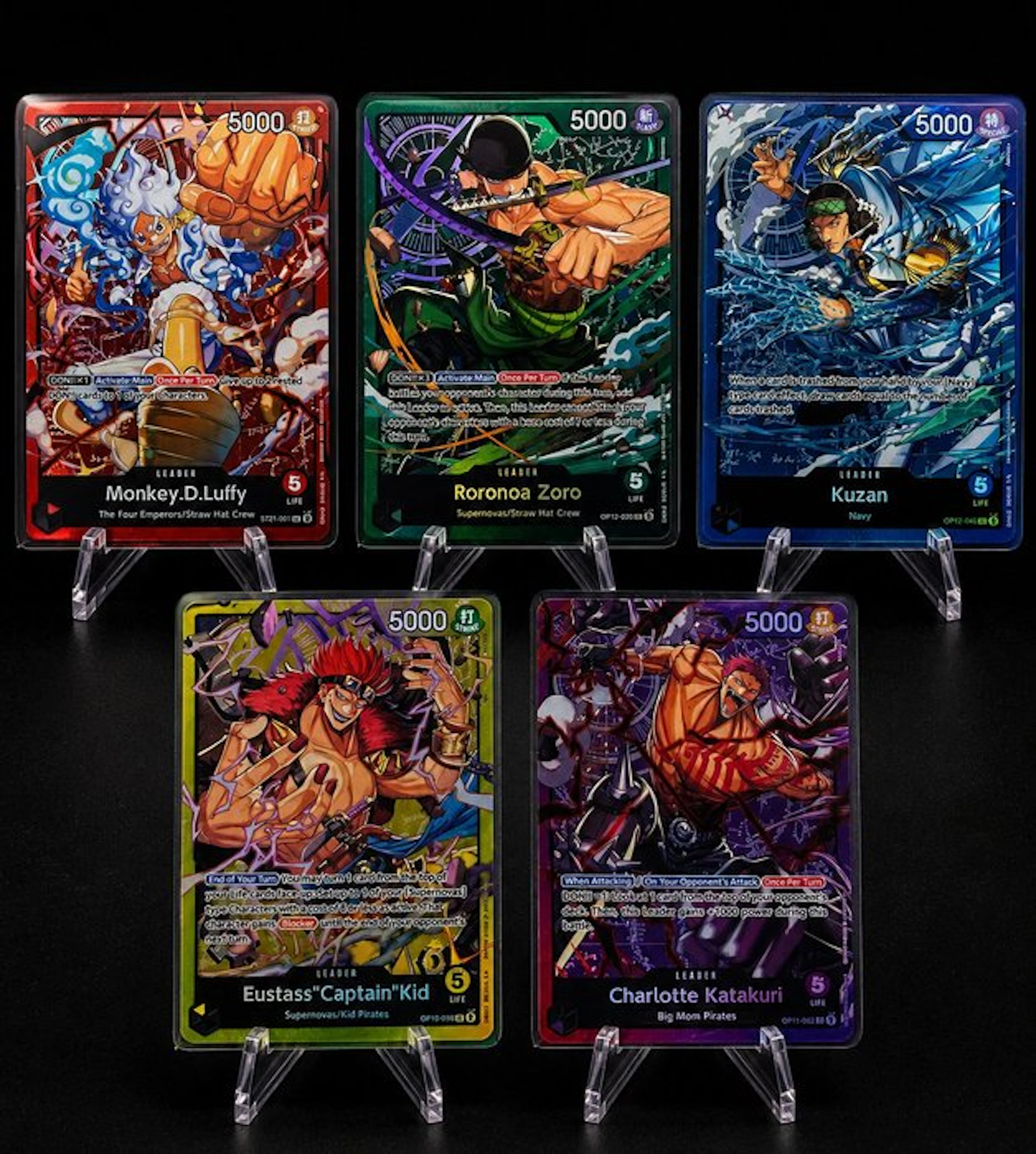 Bandai - 5 Card - One Piece - Monkey.D.Luffy / Roronoa...