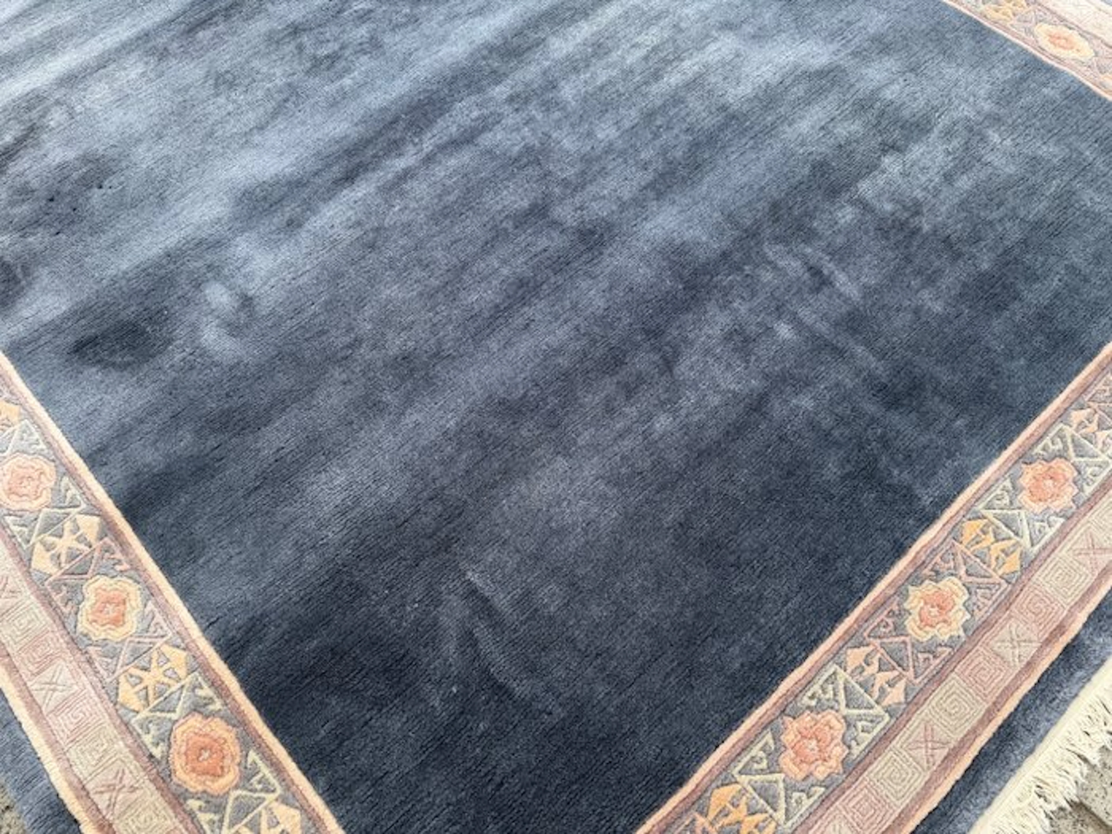 Nepal modern rug - cleaned - hand-knotted - wool - Carpet - 284 cm - 246 cm
